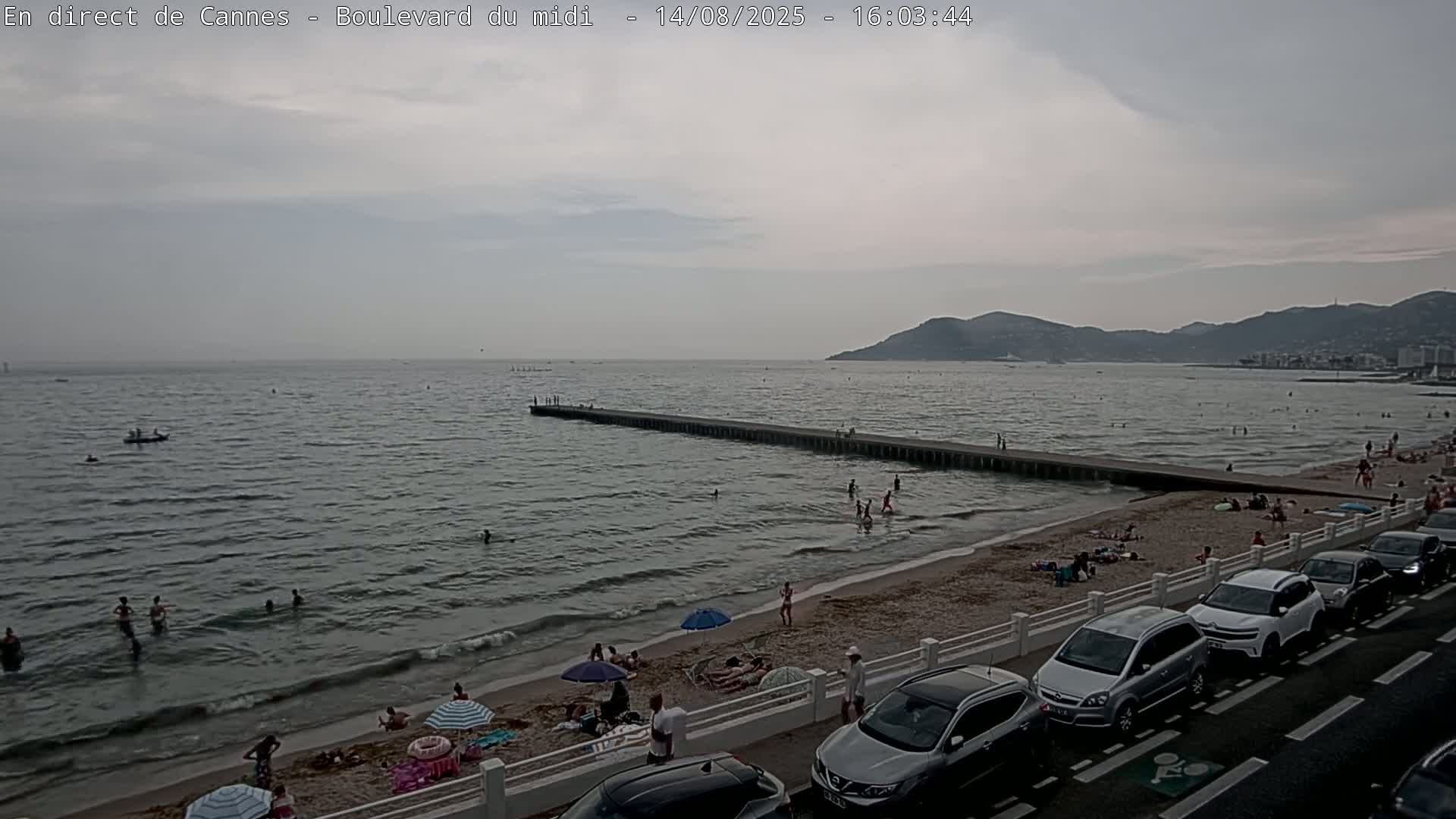 Cannes, Boulevard du Midi Louise Moreau Live Cam - Alpes Maritimes, Provence-Alpes-Côte d'Azur, France