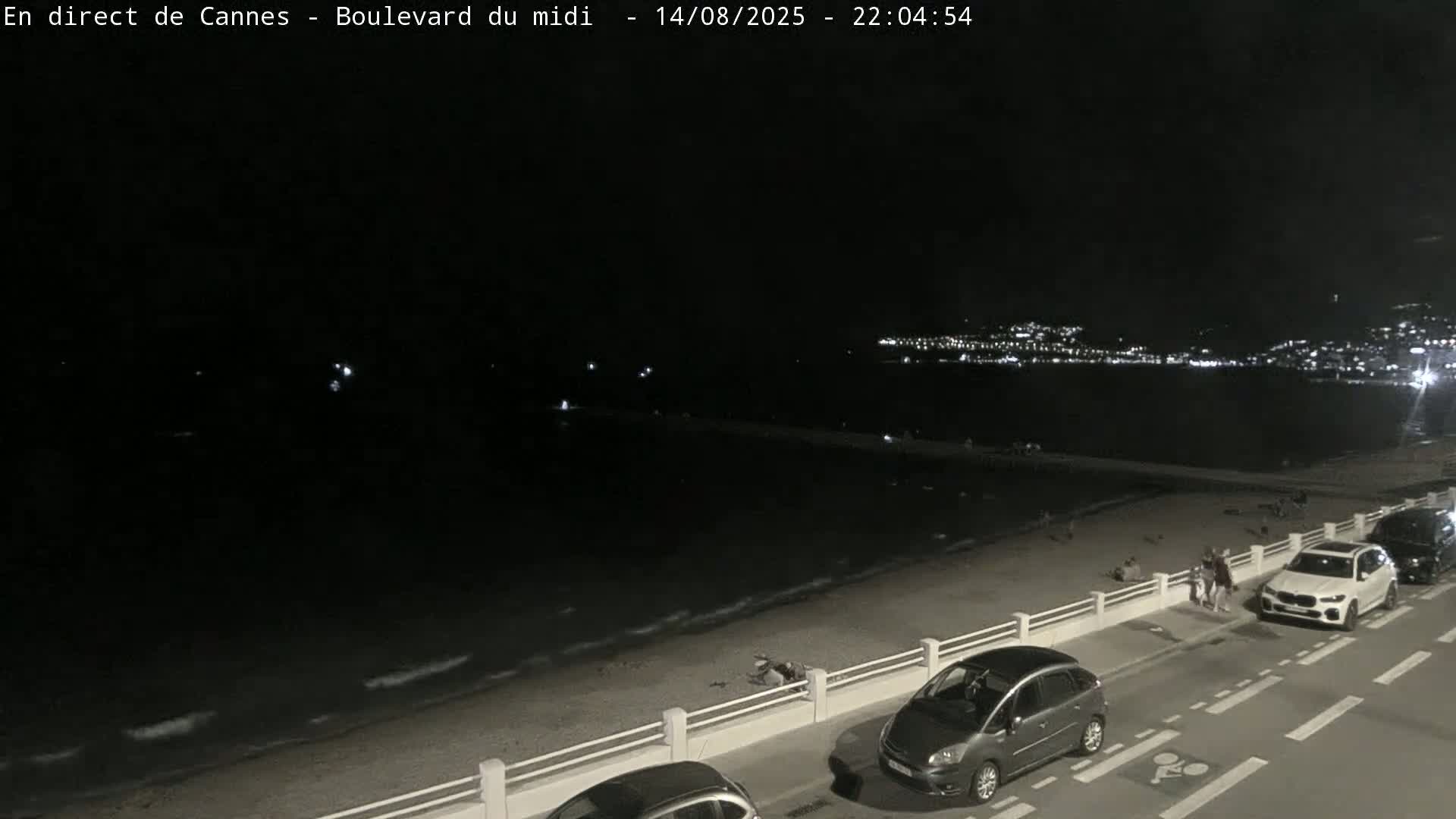 Cannes, Boulevard du Midi Louise Moreau Live Cam - Alpes Maritimes, Provence-Alpes-Côte d'Azur, France