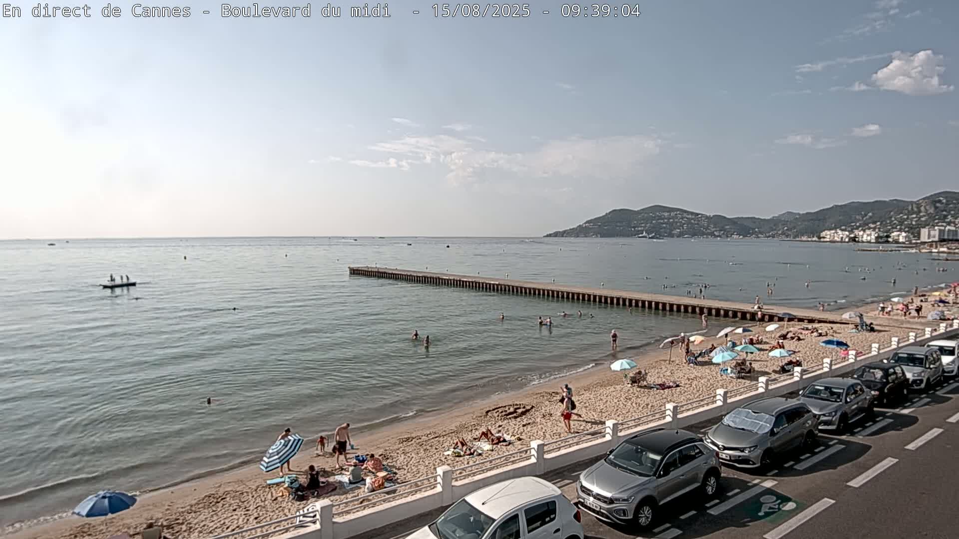 Cannes, Boulevard du Midi Louise Moreau Live Cam - Alpes Maritimes, Provence-Alpes-Côte d'Azur, France