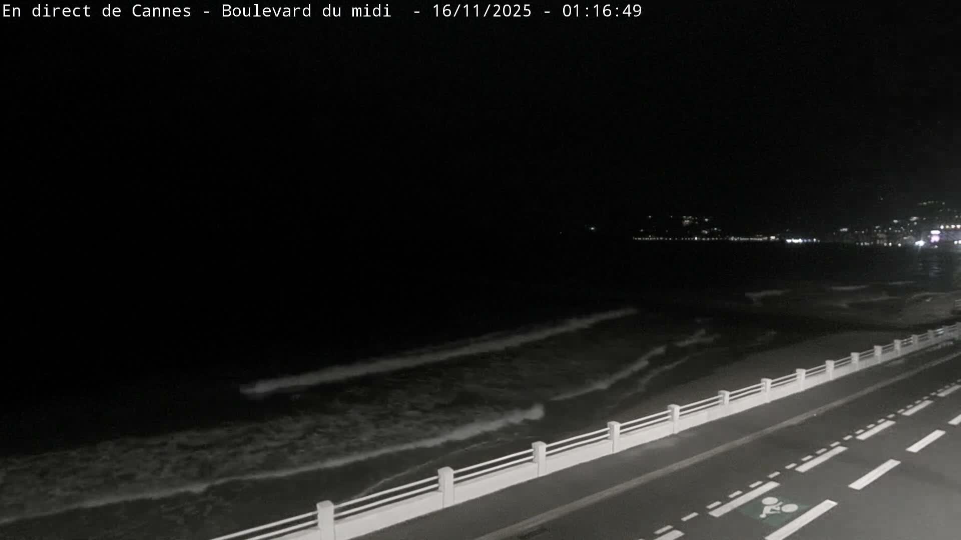 Cannes, Boulevard du Midi Louise Moreau Live Cam - Alpes Maritimes, Provence-Alpes-Côte d'Azur, France