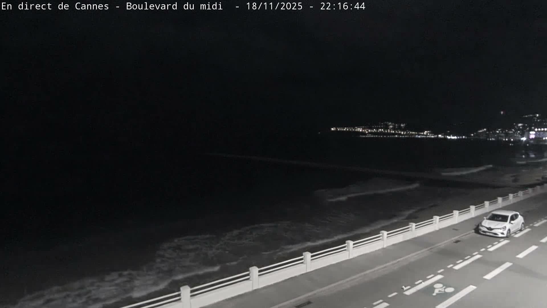 Cannes, Boulevard du Midi Louise Moreau Live Cam - Alpes Maritimes, Provence-Alpes-Côte d'Azur, France