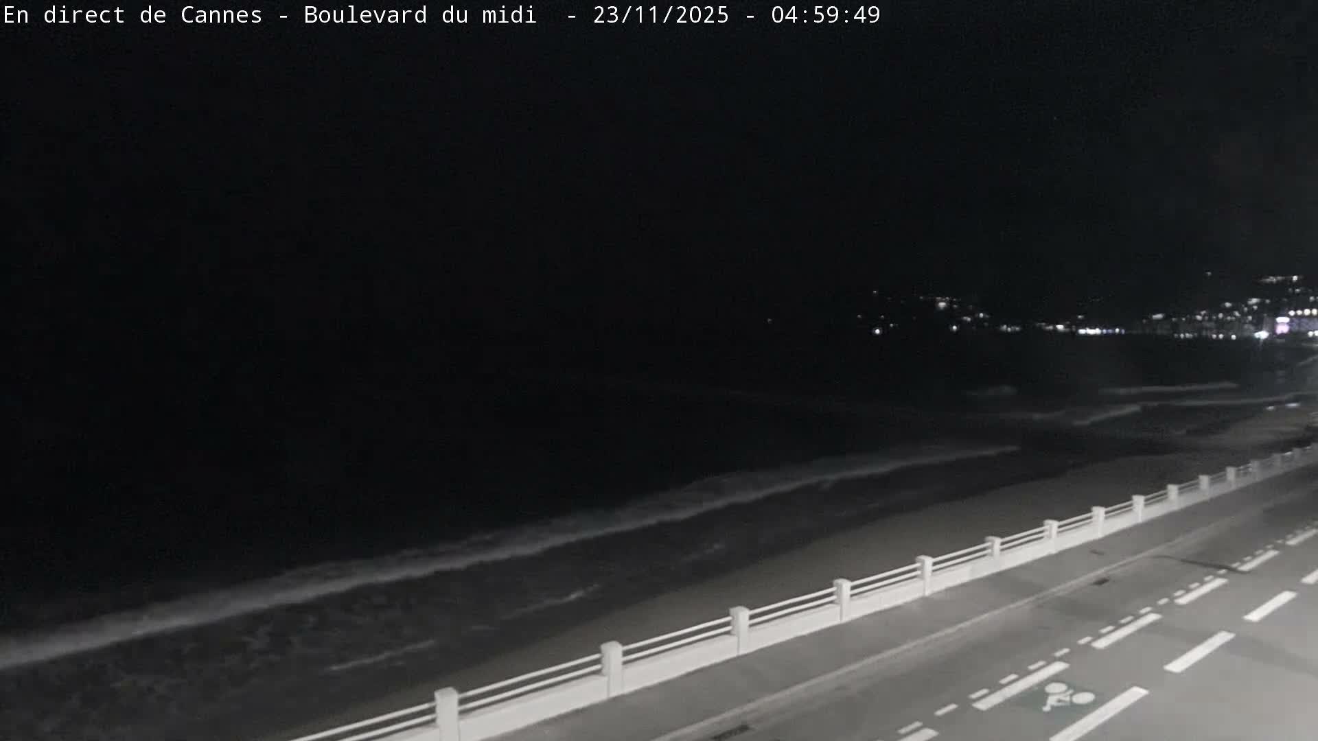 Cannes, Boulevard du Midi Louise Moreau Live Cam - Alpes Maritimes, Provence-Alpes-Côte d'Azur, France