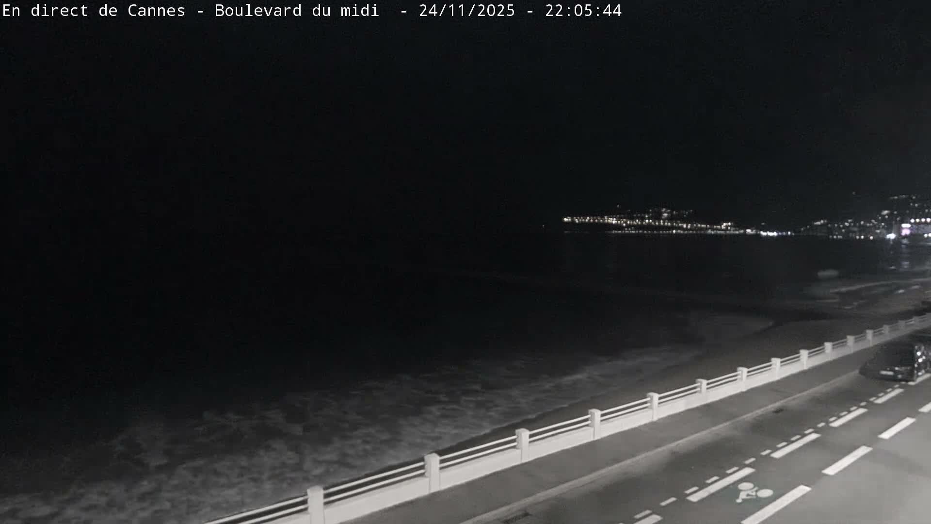 Cannes, Boulevard du Midi Louise Moreau Live Cam - Alpes Maritimes, Provence-Alpes-Côte d'Azur, France