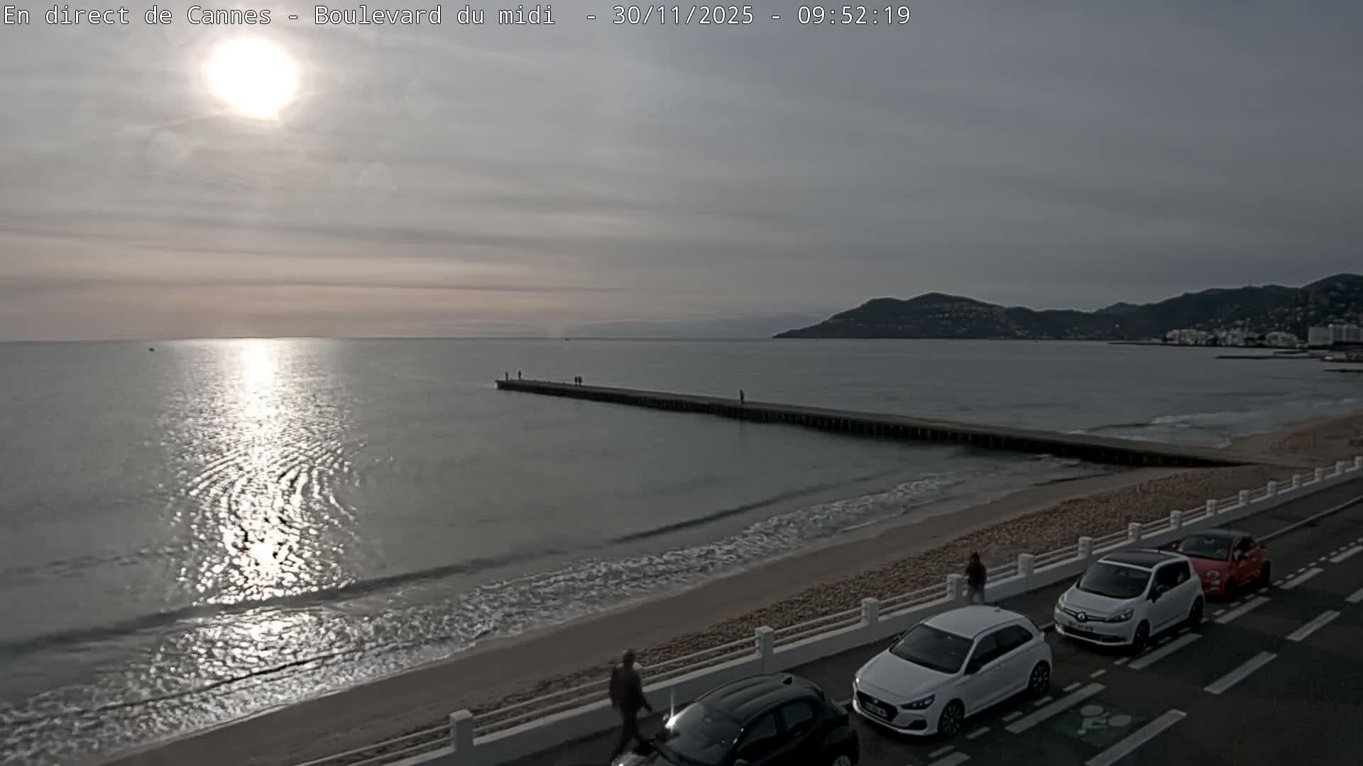 Cannes, Boulevard du Midi Louise Moreau Live Cam - Alpes Maritimes, Provence-Alpes-Côte d'Azur, France