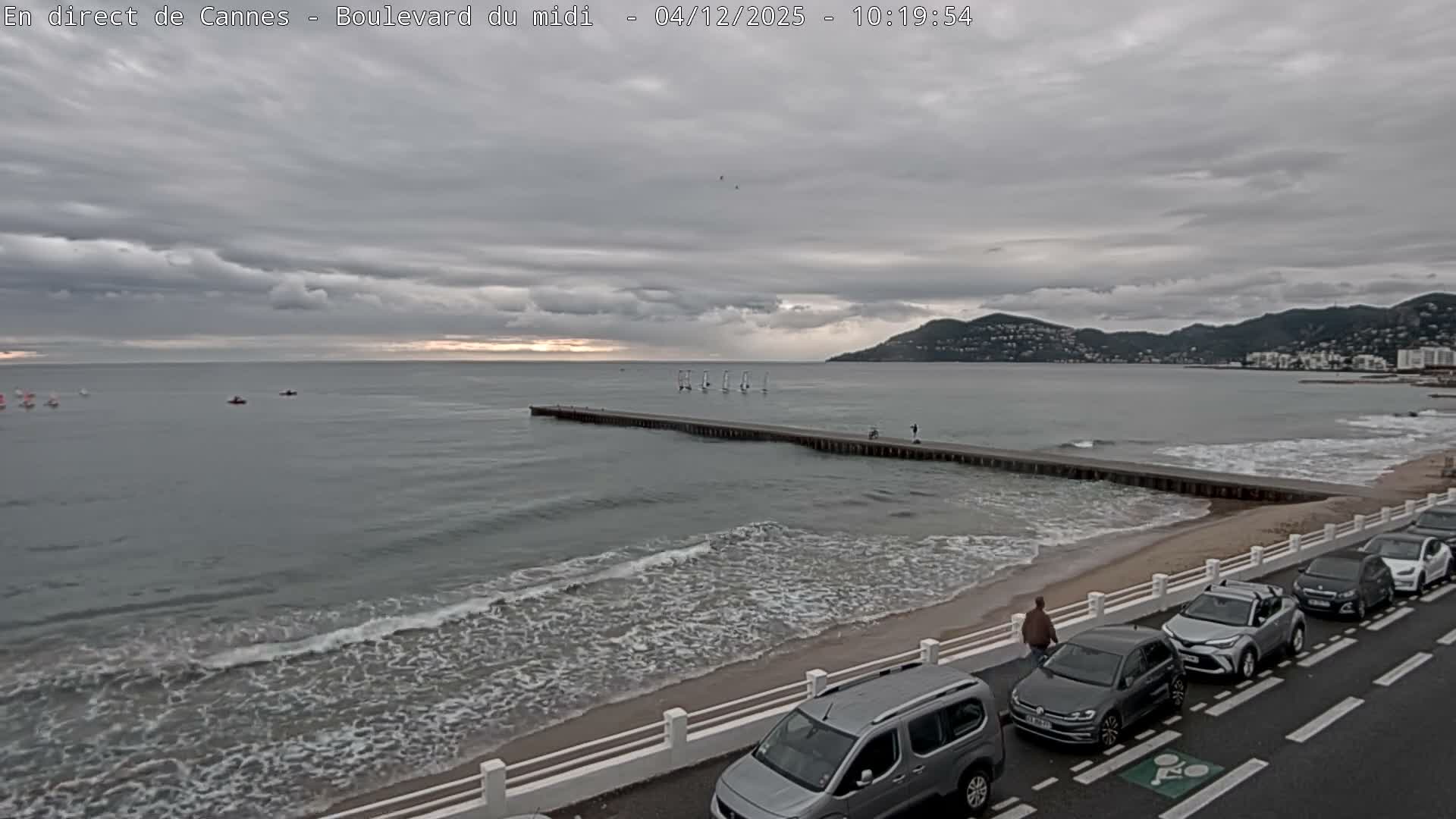 Cannes, Boulevard du Midi Louise Moreau Live Cam - Alpes Maritimes, Provence-Alpes-Côte d'Azur, France