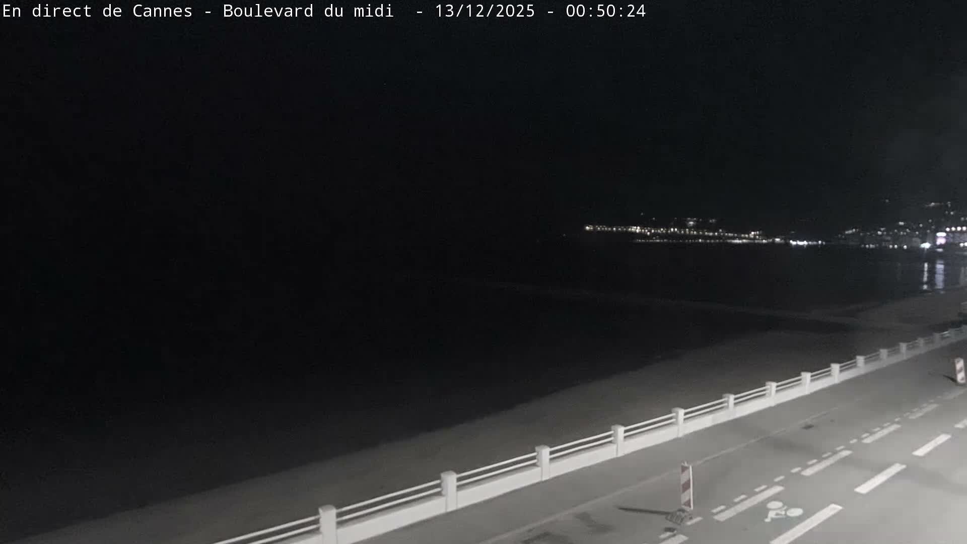 Cannes, Boulevard du Midi Louise Moreau Live Cam - Alpes Maritimes, Provence-Alpes-Côte d'Azur, France