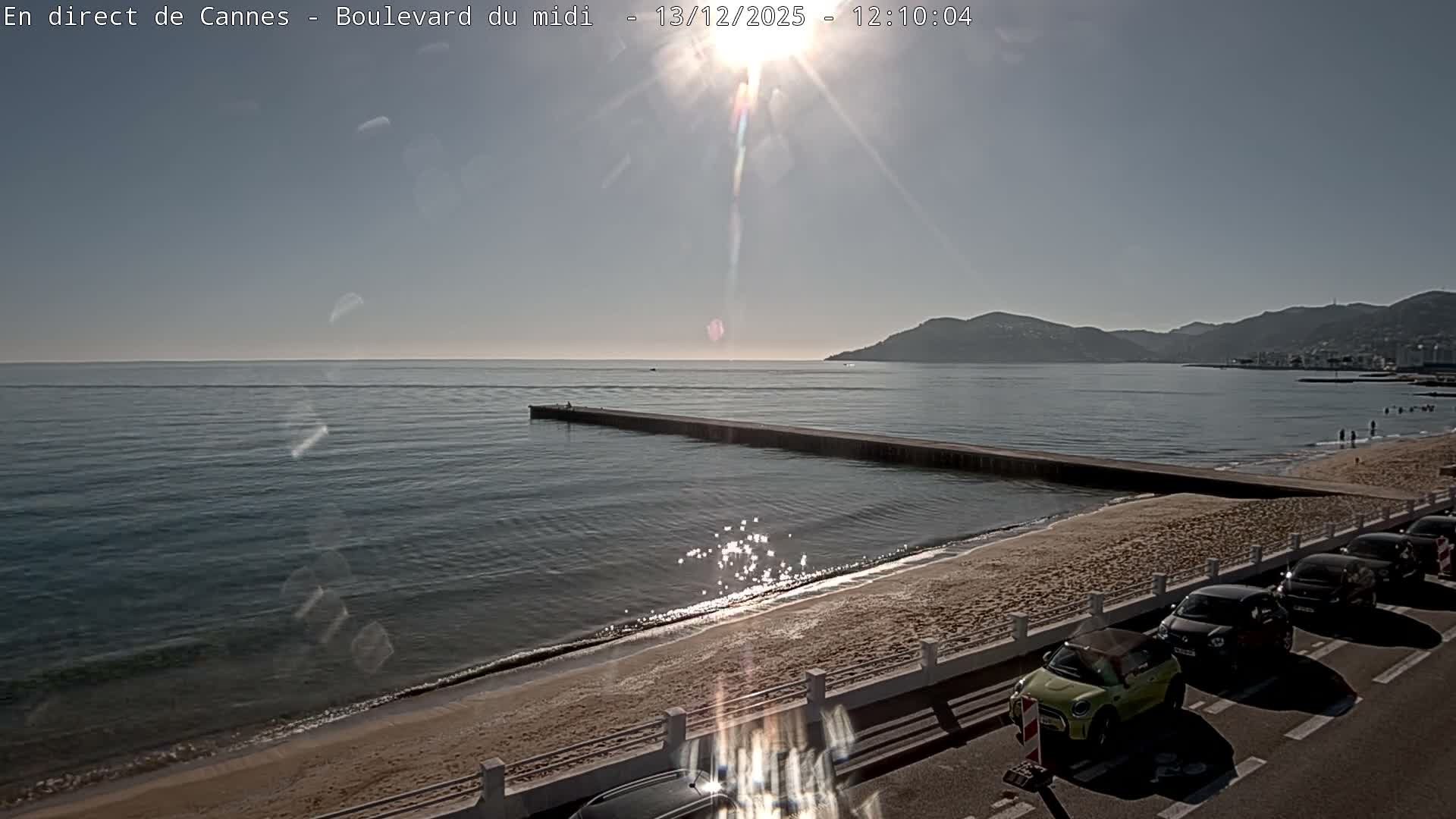 Cannes, Boulevard du Midi Louise Moreau Live Cam - Alpes Maritimes, Provence-Alpes-Côte d'Azur, France