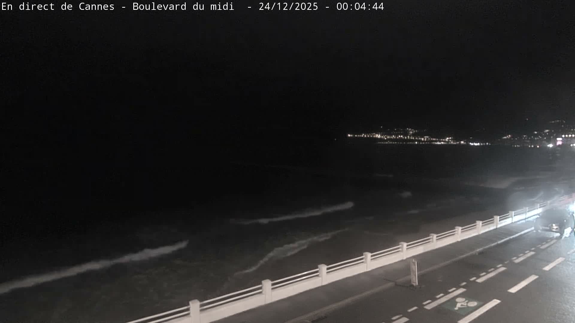 Cannes, Boulevard du Midi Louise Moreau Live Cam - Alpes Maritimes, Provence-Alpes-Côte d'Azur, France