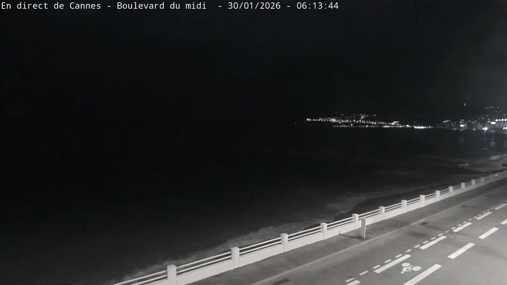 Cannes, Boulevard du Midi Louise Moreau Live Cam - Alpes Maritimes, Provence-Alpes-Côte d'Azur, France