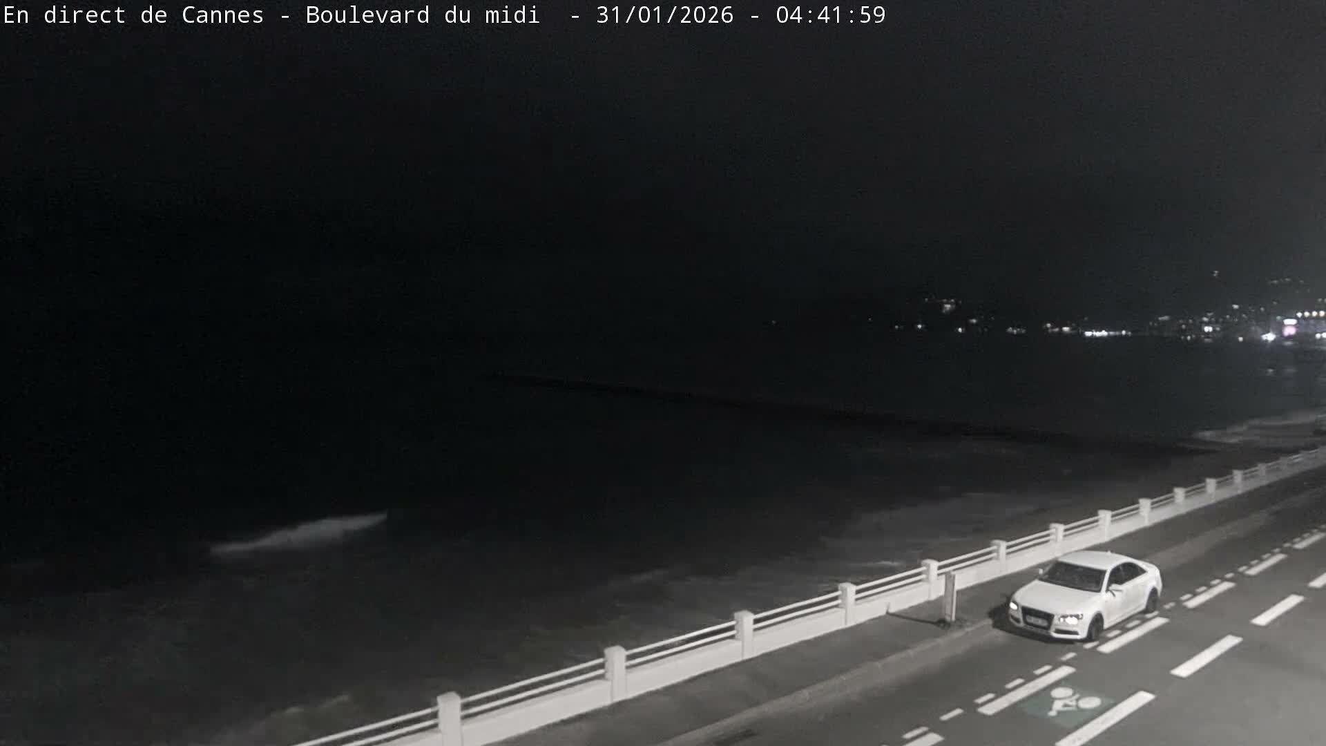 Cannes, Boulevard du Midi Louise Moreau Live Cam - Alpes Maritimes, Provence-Alpes-Côte d'Azur, France
