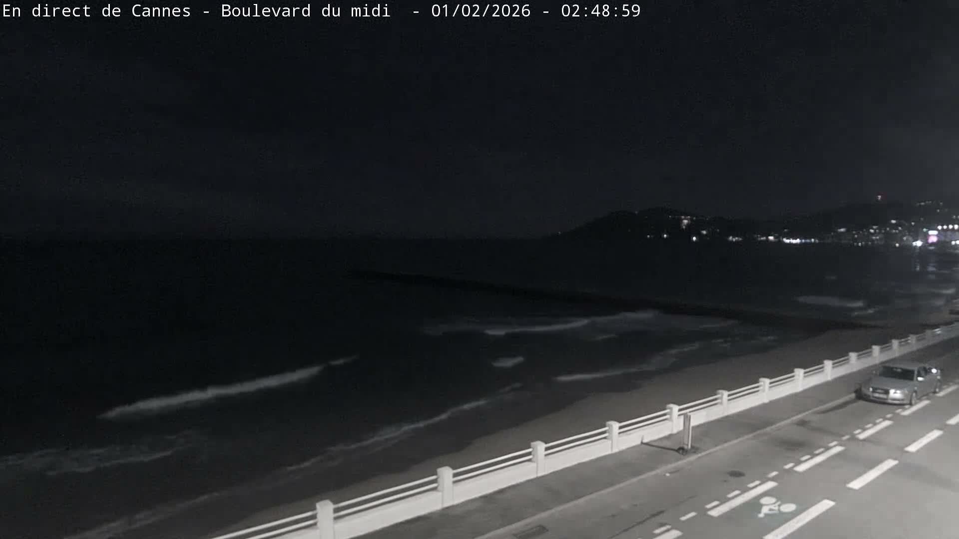 Cannes, Boulevard du Midi Louise Moreau Live Cam - Alpes Maritimes, Provence-Alpes-Côte d'Azur, France
