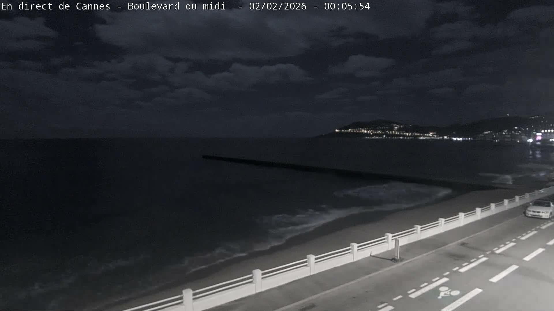 Cannes, Boulevard du Midi Louise Moreau Live Cam - Alpes Maritimes, Provence-Alpes-Côte d'Azur, France