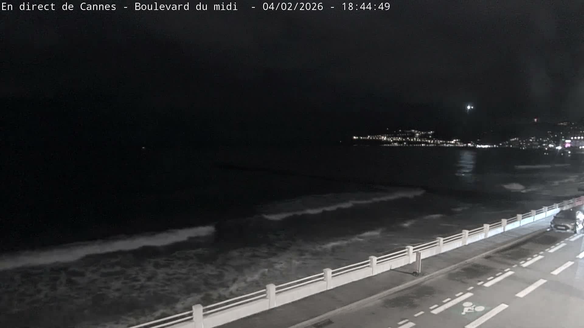 Cannes, Boulevard du Midi Louise Moreau Live Cam - Alpes Maritimes, Provence-Alpes-Côte d'Azur, France