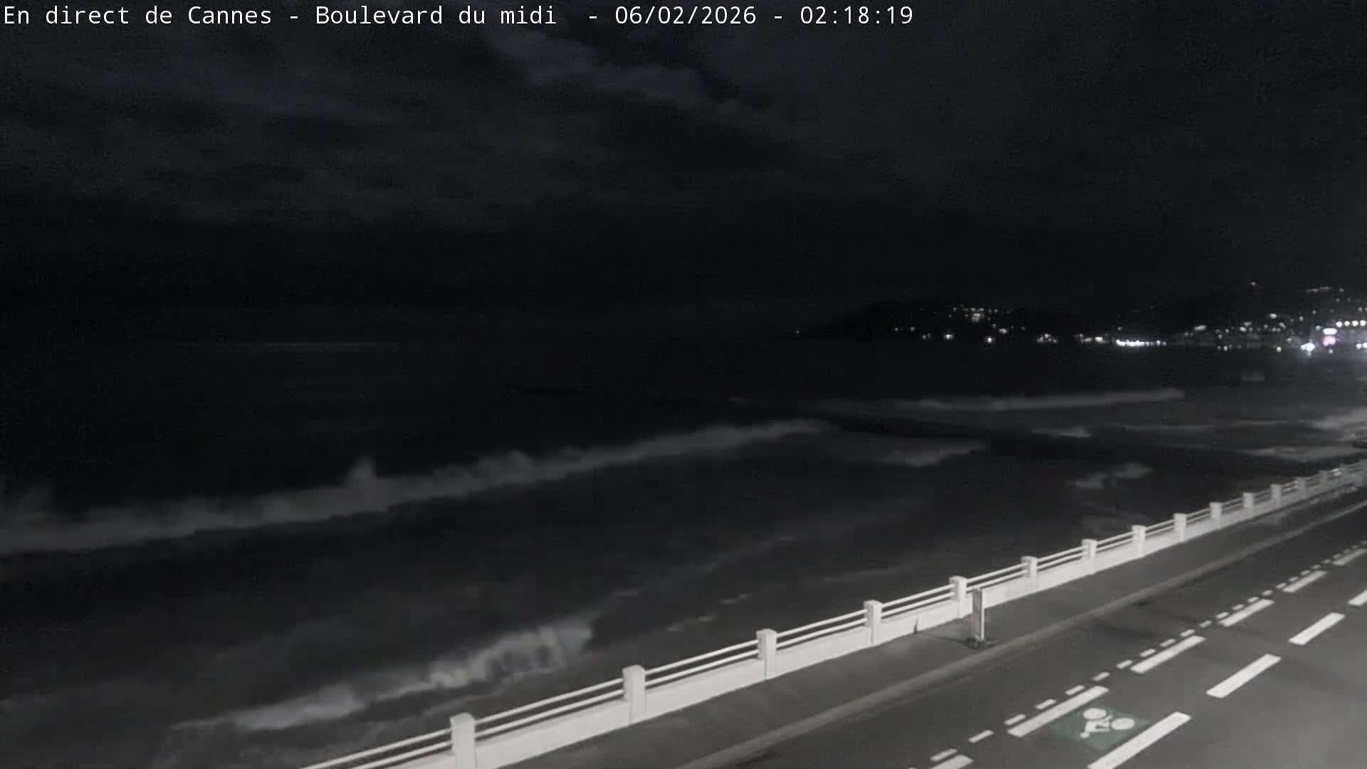 Cannes, Boulevard du Midi Louise Moreau Live Cam - Alpes Maritimes, Provence-Alpes-Côte d'Azur, France