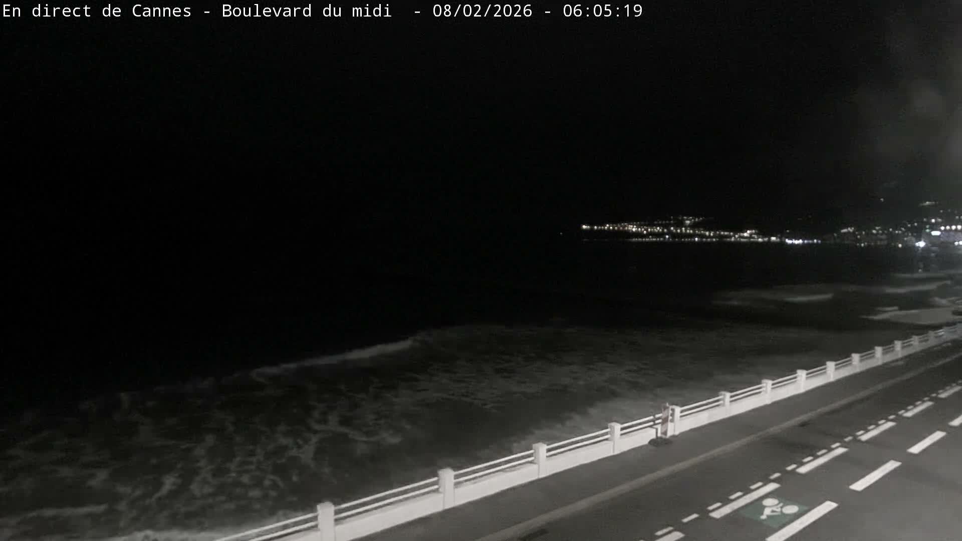 Cannes, Boulevard du Midi Louise Moreau Live Cam - Alpes Maritimes, Provence-Alpes-Côte d'Azur, France