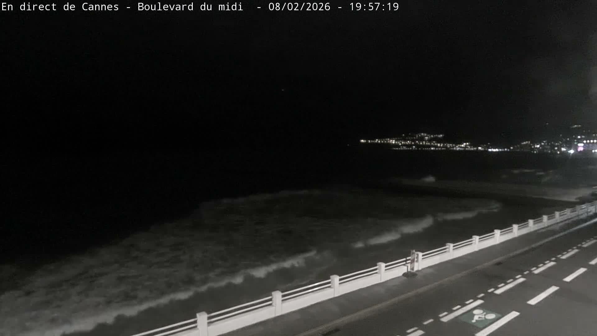 Cannes, Boulevard du Midi Louise Moreau Live Cam - Alpes Maritimes, Provence-Alpes-Côte d'Azur, France