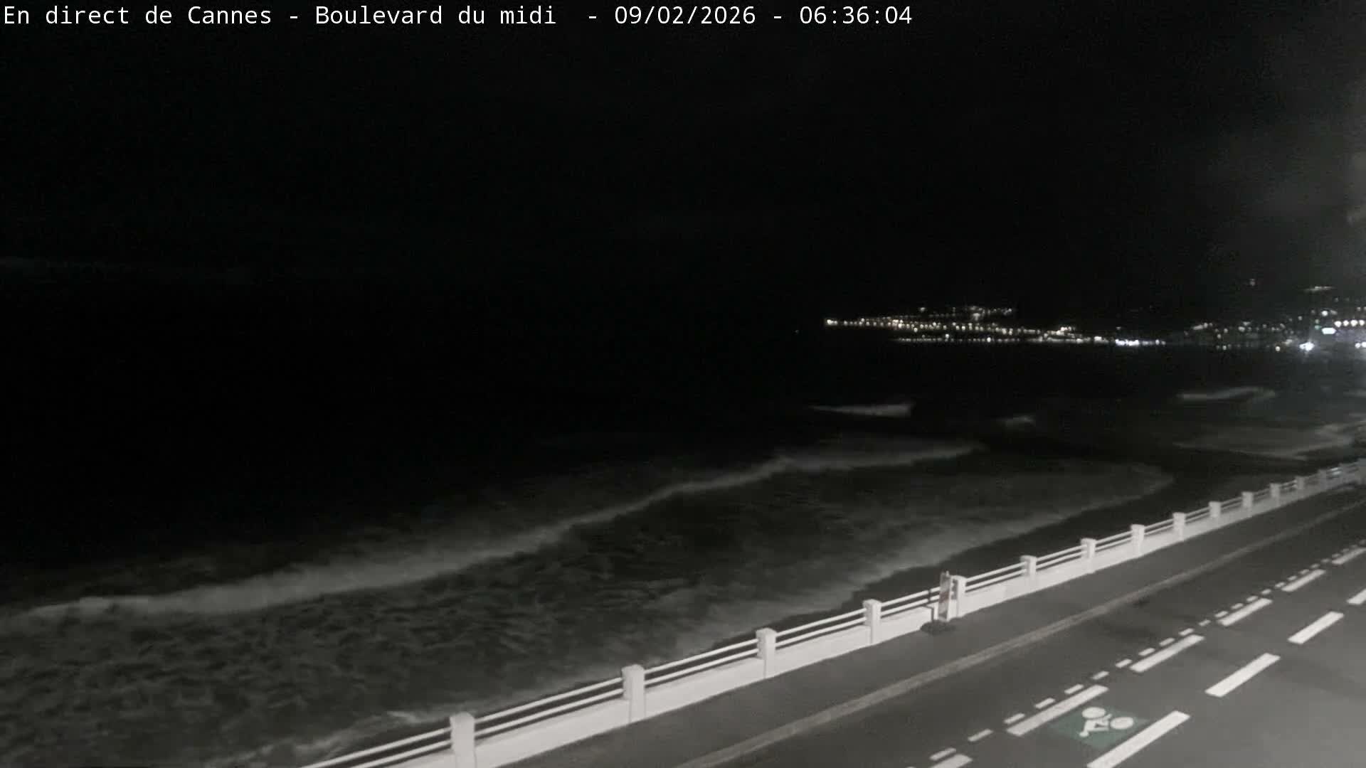 Cannes, Boulevard du Midi Louise Moreau Live Cam - Alpes Maritimes, Provence-Alpes-Côte d'Azur, France