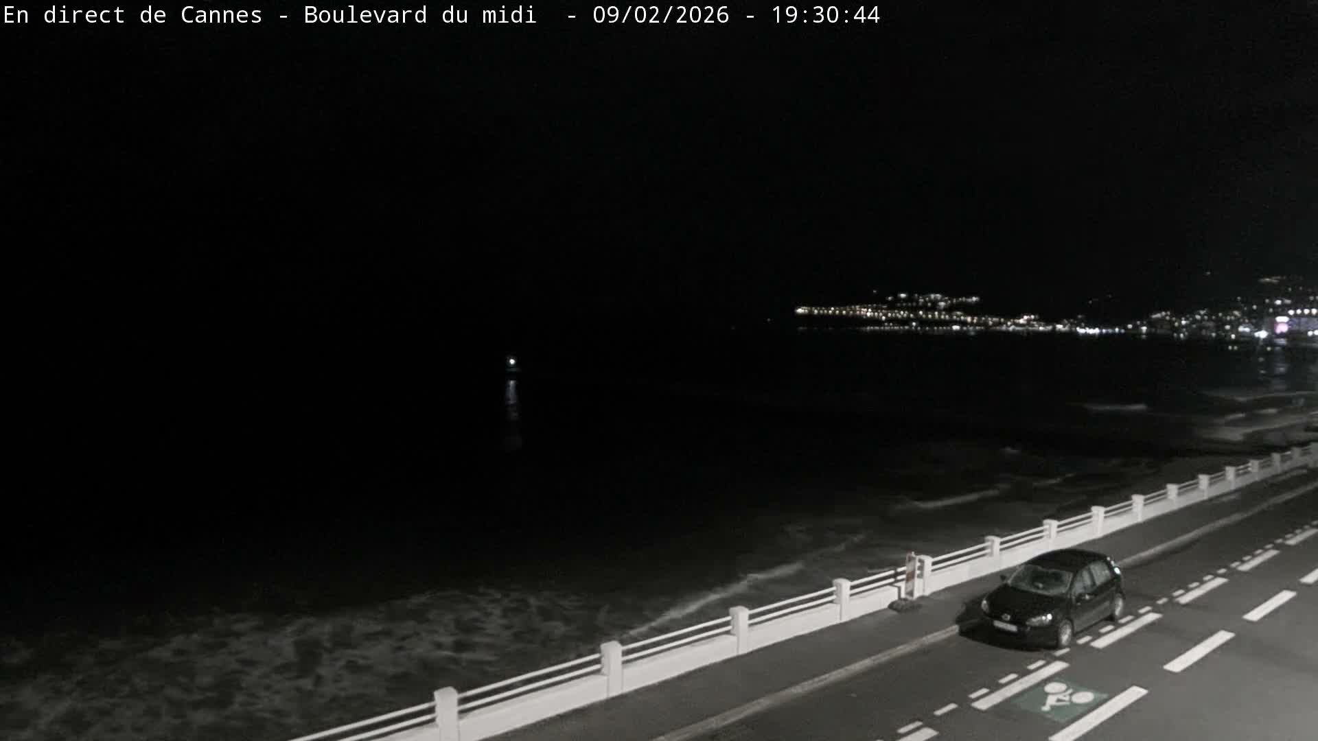 Cannes, Boulevard du Midi Louise Moreau Live Cam - Alpes Maritimes, Provence-Alpes-Côte d'Azur, France