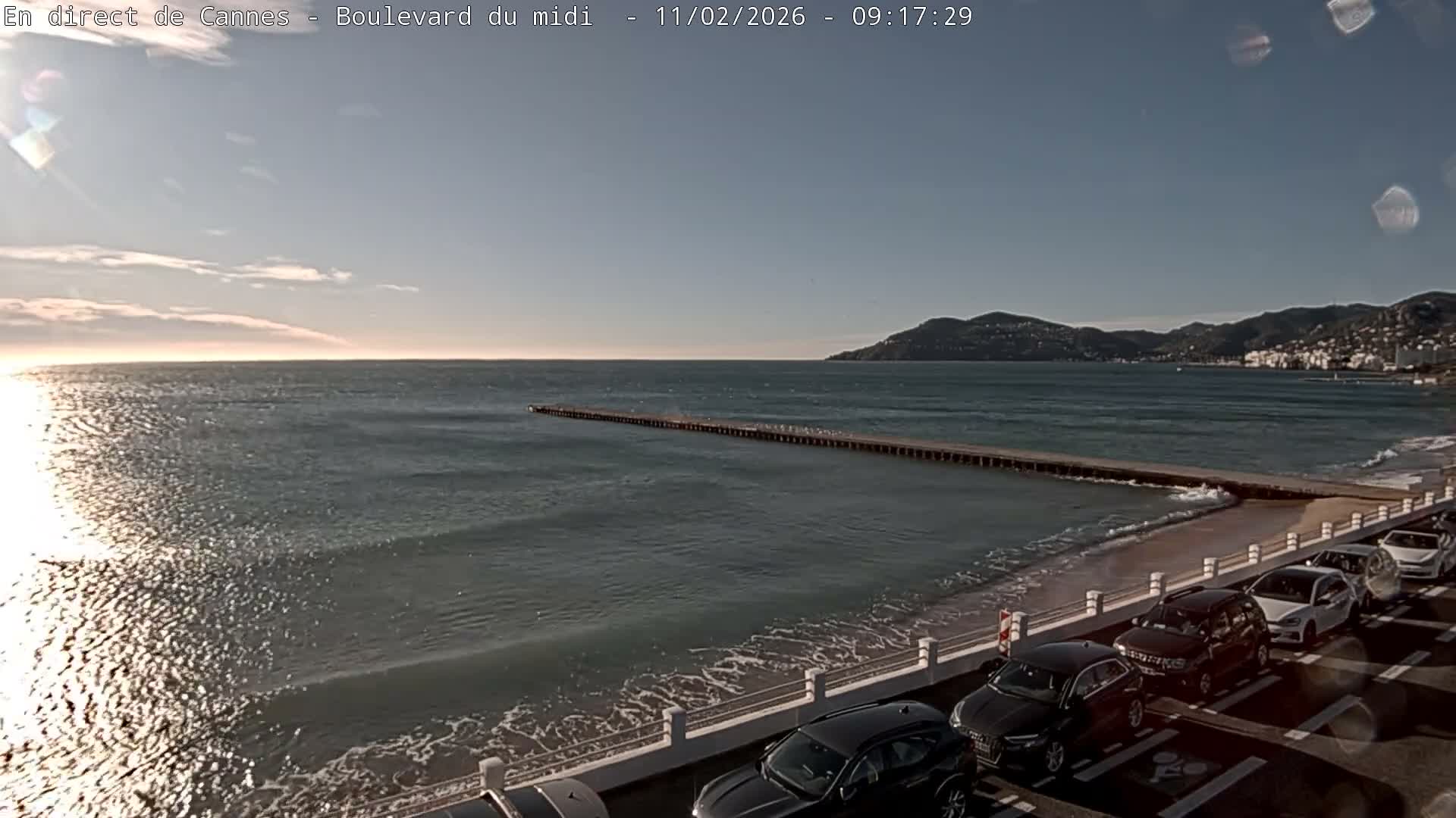 Cannes, Boulevard du Midi Louise Moreau Live Cam - Alpes Maritimes, Provence-Alpes-Côte d'Azur, France