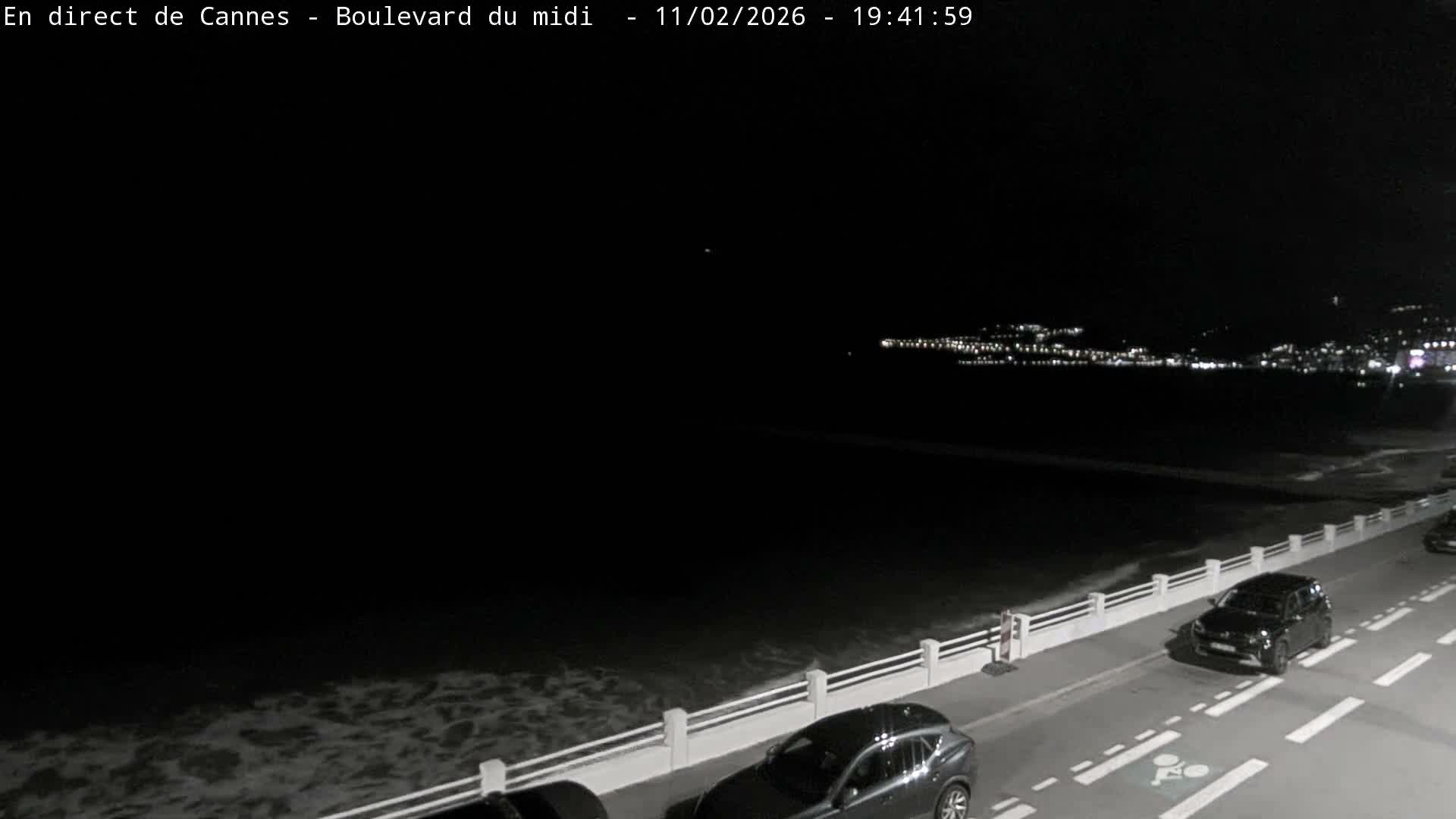 Cannes, Boulevard du Midi Louise Moreau Live Cam - Alpes Maritimes, Provence-Alpes-Côte d'Azur, France