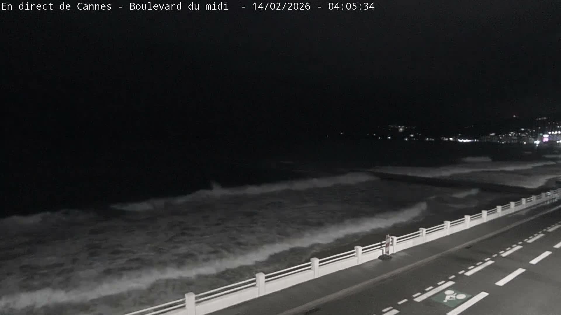 Cannes, Boulevard du Midi Louise Moreau Live Cam - Alpes Maritimes, Provence-Alpes-Côte d'Azur, France