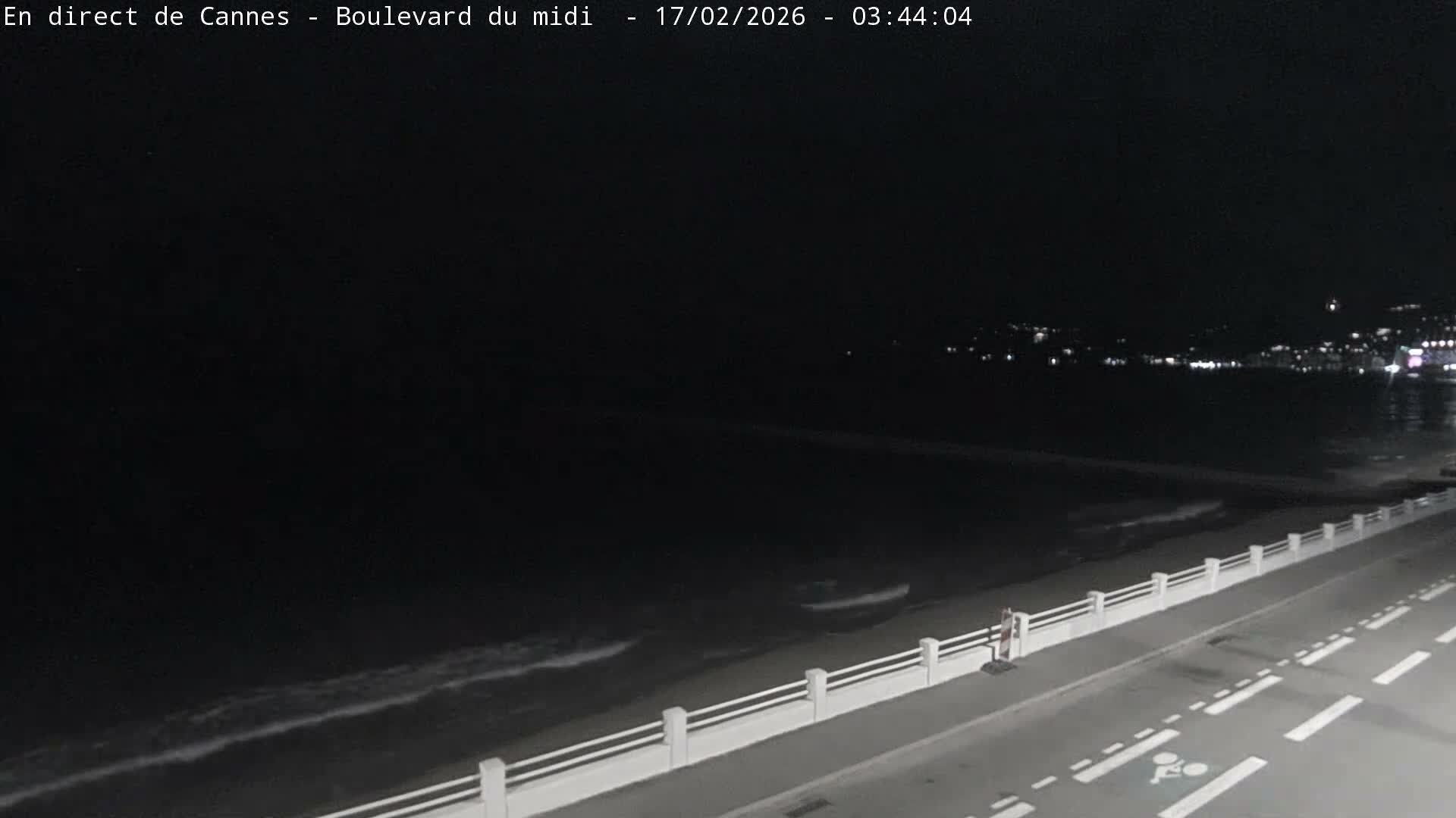 Cannes, Boulevard du Midi Louise Moreau Live Cam - Alpes Maritimes, Provence-Alpes-Côte d'Azur, France