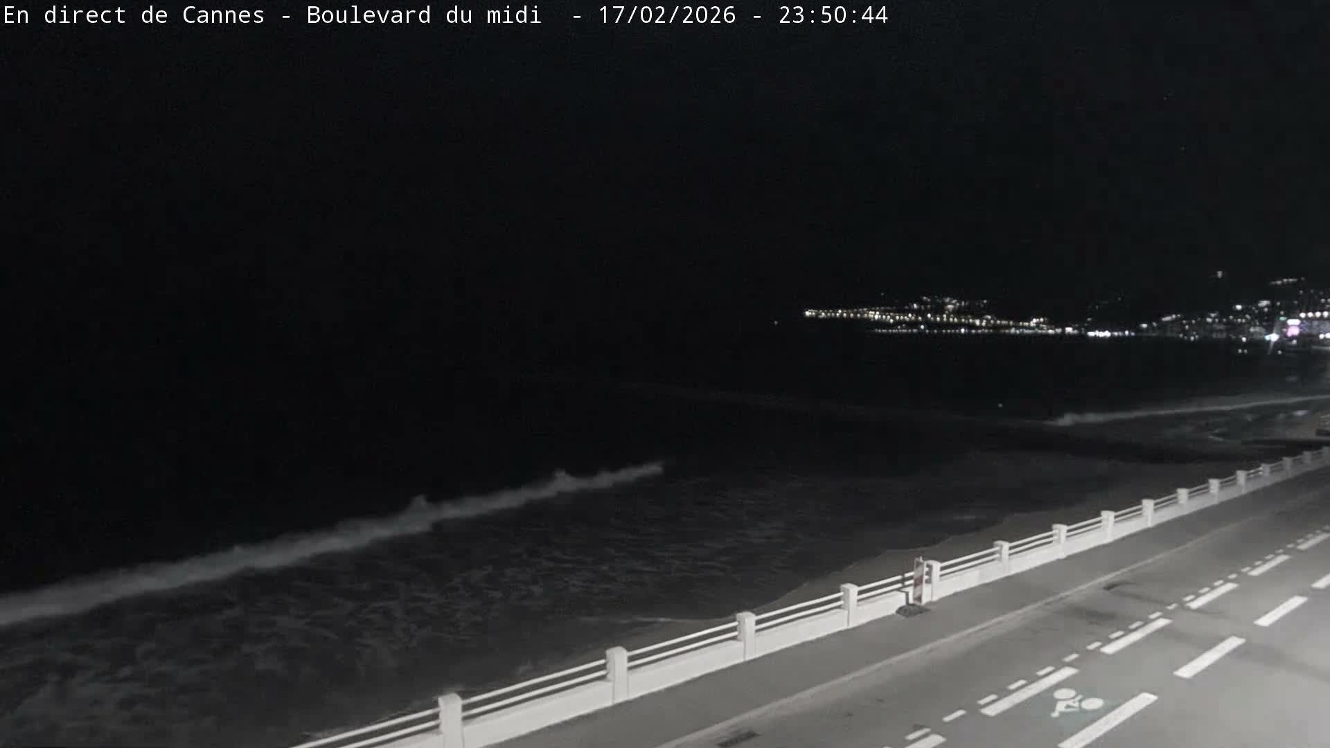 Cannes, Boulevard du Midi Louise Moreau Live Cam - Alpes Maritimes, Provence-Alpes-Côte d'Azur, France
