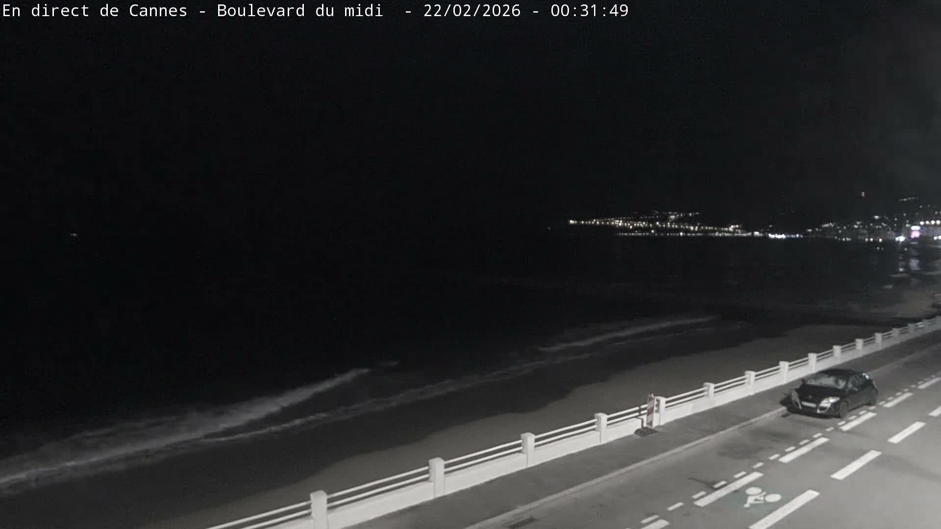 Cannes, Boulevard du Midi Louise Moreau Live Cam - Alpes Maritimes, Provence-Alpes-Côte d'Azur, France