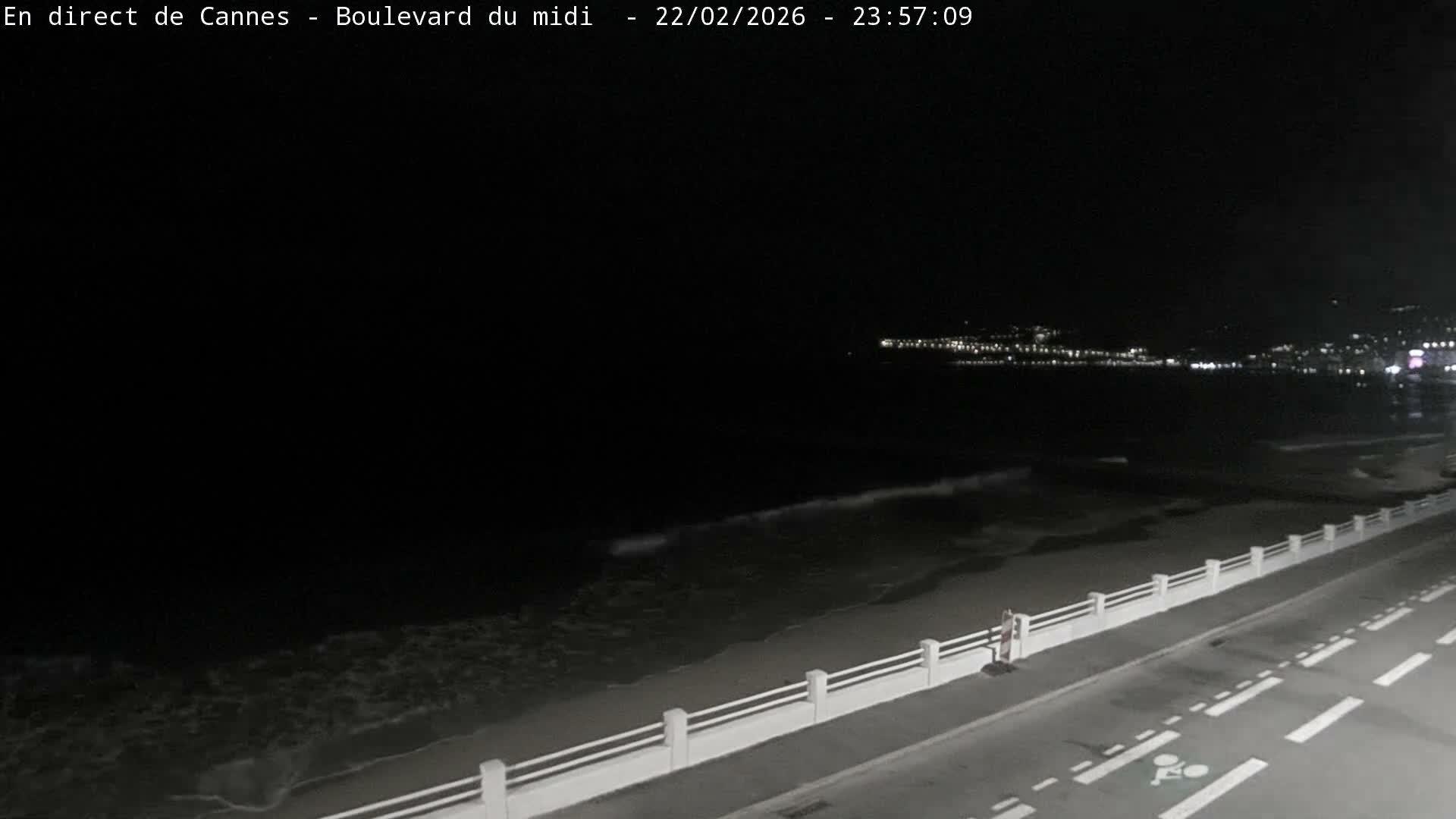 Cannes, Boulevard du Midi Louise Moreau Live Cam - Alpes Maritimes, Provence-Alpes-Côte d'Azur, France
