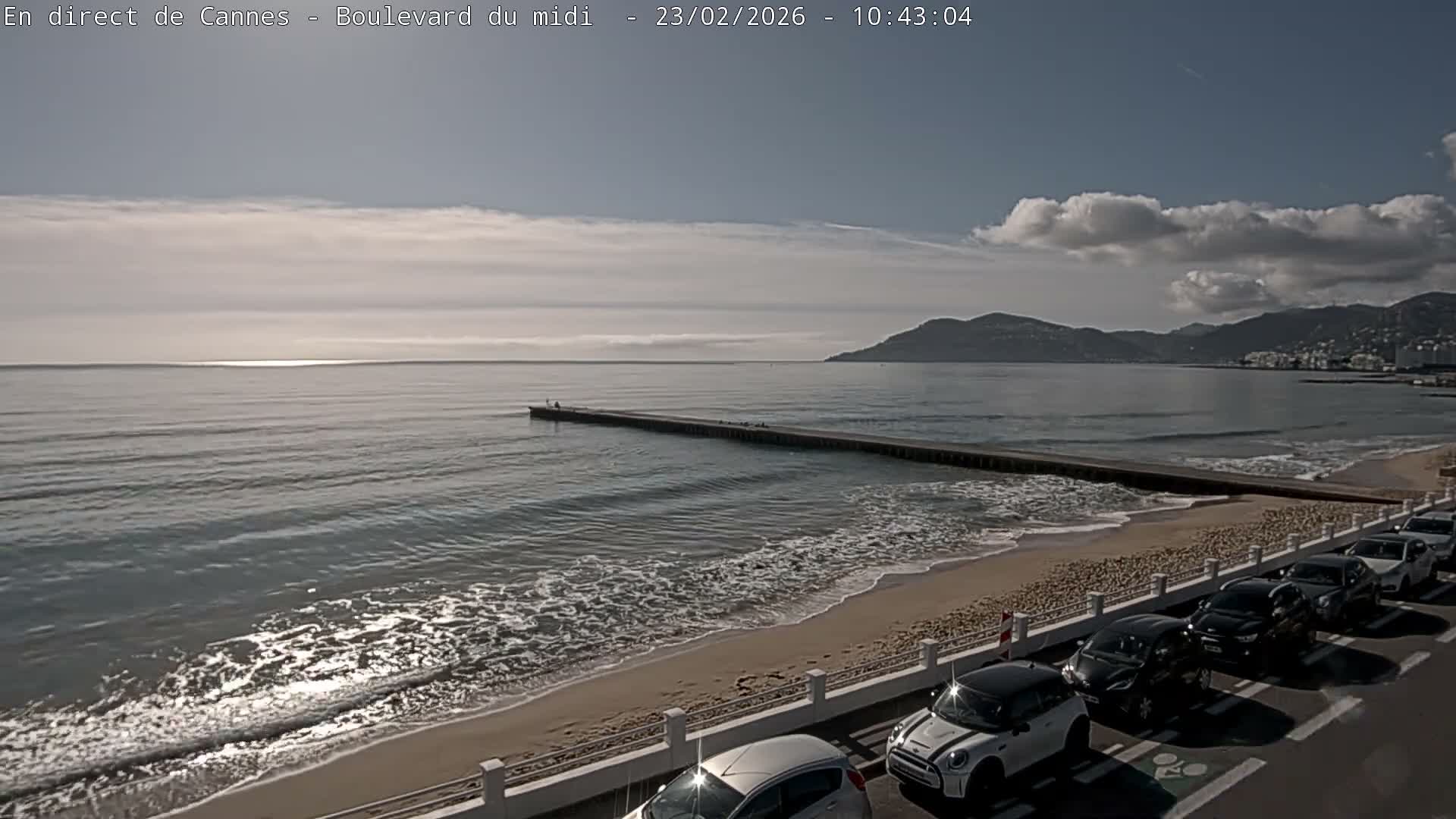 Cannes, Boulevard du Midi Louise Moreau Live Cam - Alpes Maritimes, Provence-Alpes-Côte d'Azur, France