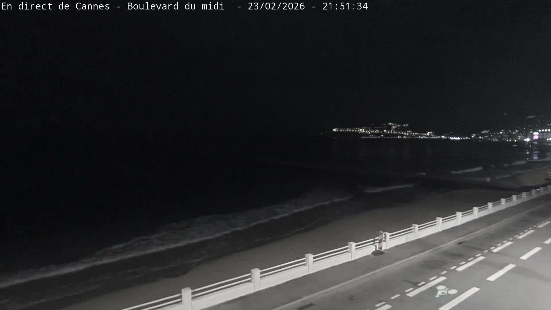 Cannes, Boulevard du Midi Louise Moreau Live Cam - Alpes Maritimes, Provence-Alpes-Côte d'Azur, France