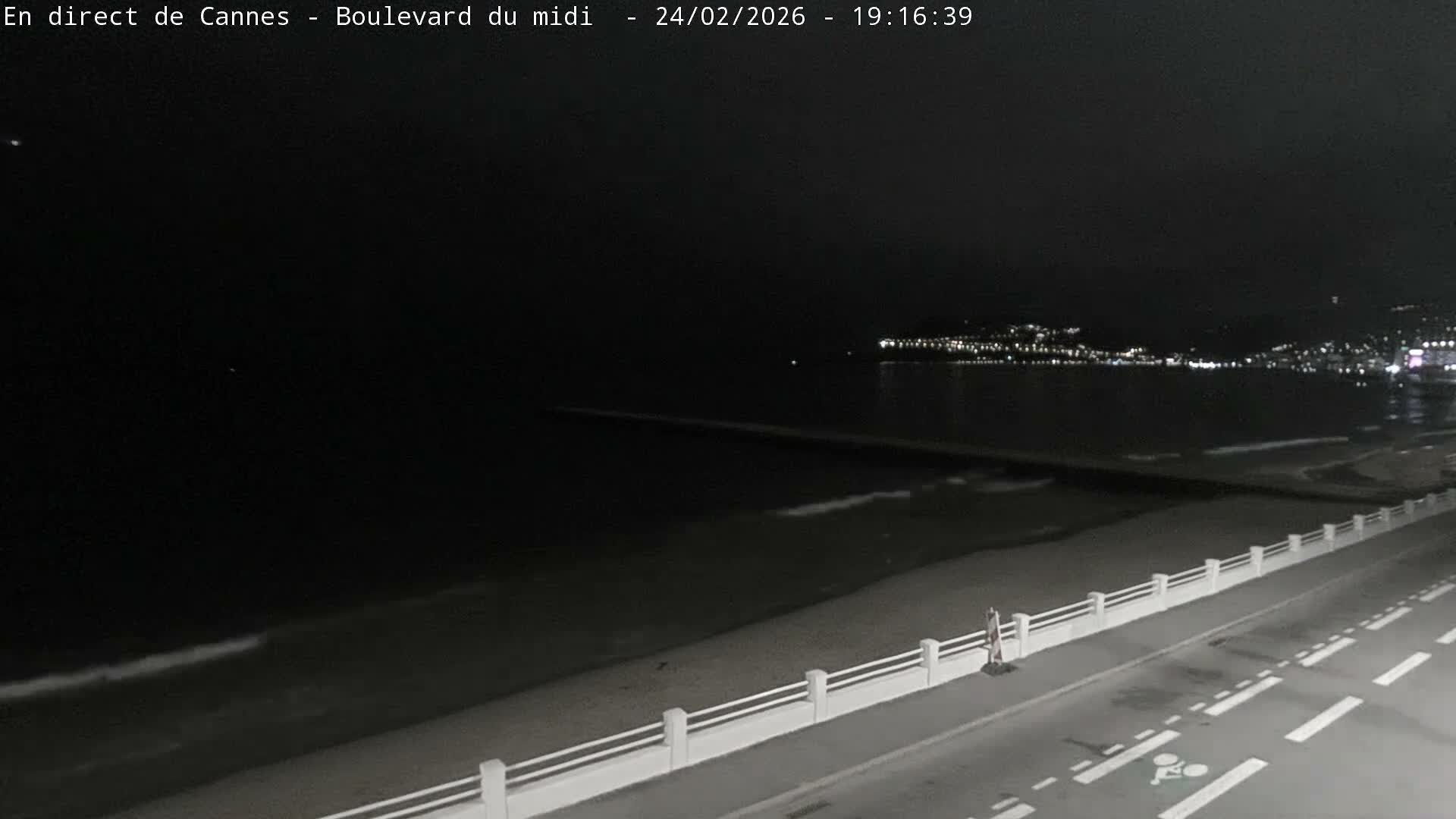 Cannes, Boulevard du Midi Louise Moreau Live Cam - Alpes Maritimes, Provence-Alpes-Côte d'Azur, France