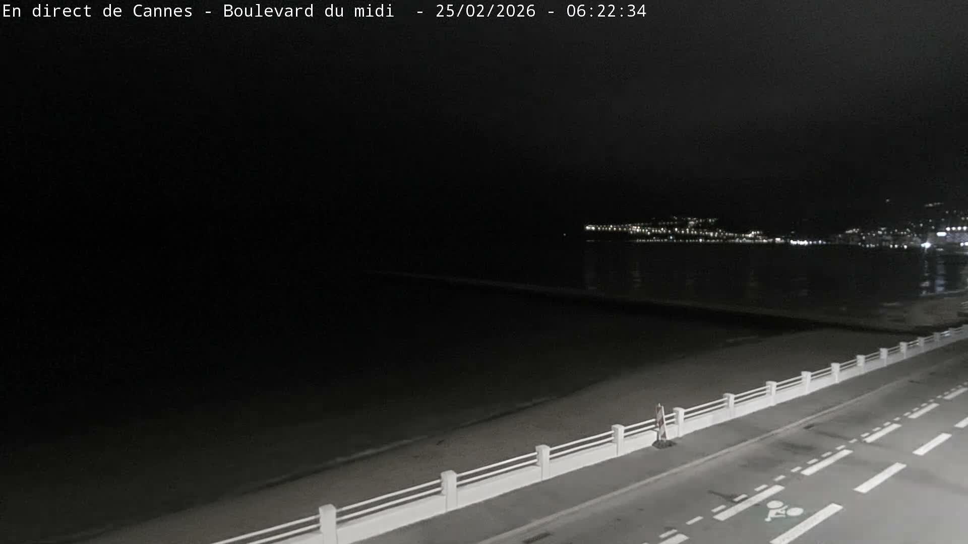 Cannes, Boulevard du Midi Louise Moreau Live Cam - Alpes Maritimes, Provence-Alpes-Côte d'Azur, France