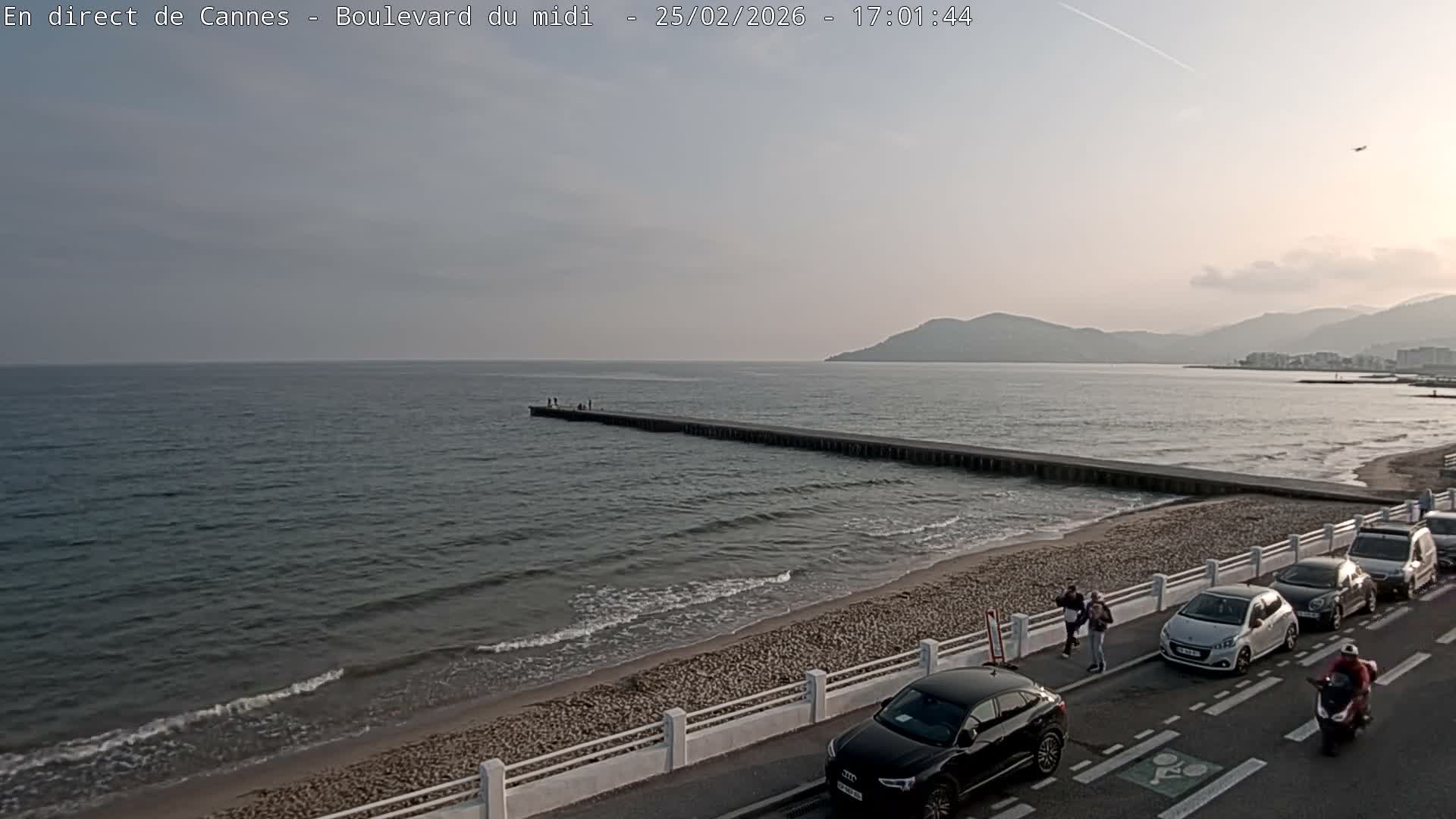 Cannes, Boulevard du Midi Louise Moreau Live Cam - Alpes Maritimes, Provence-Alpes-Côte d'Azur, France