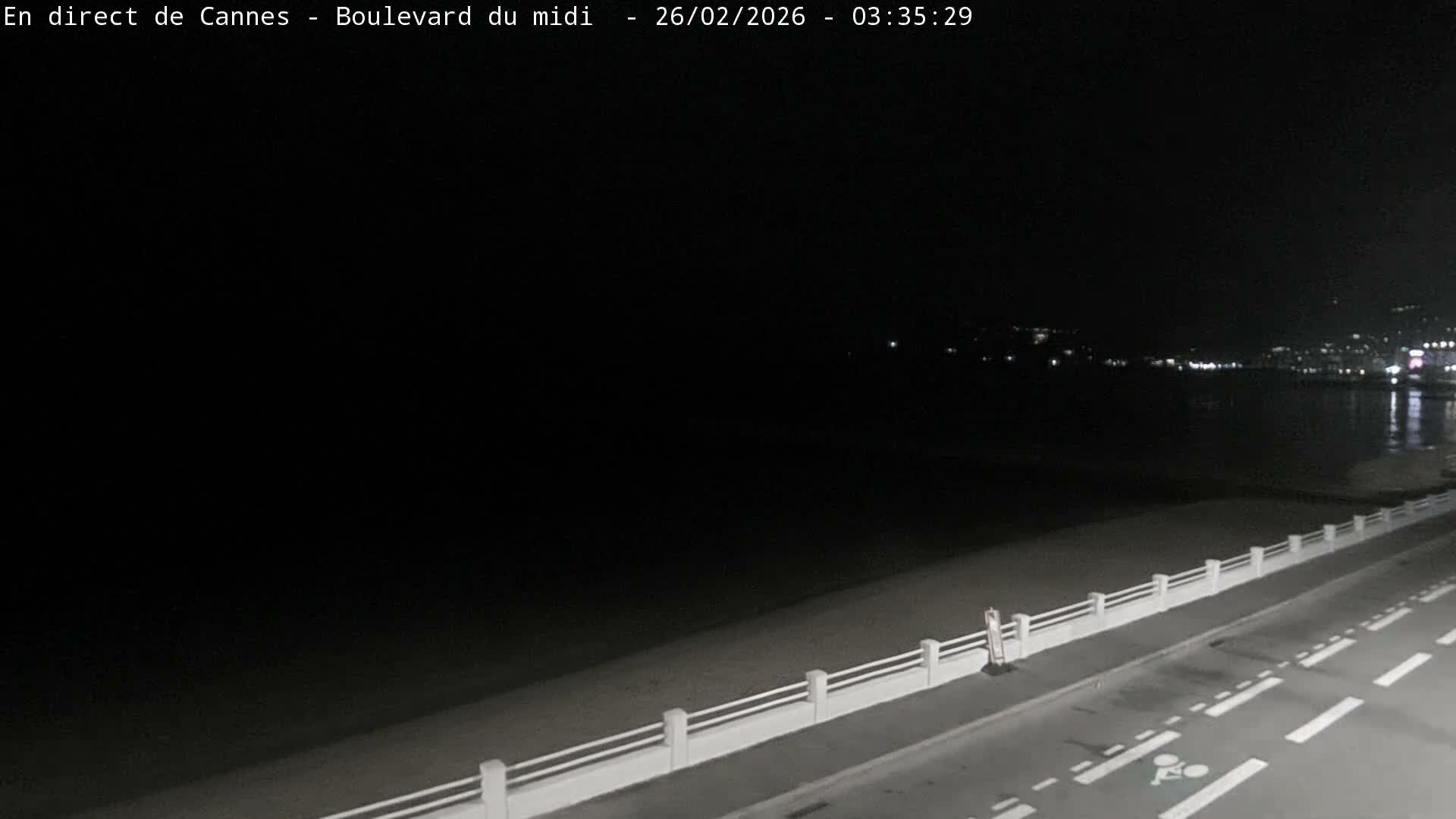 Cannes, Boulevard du Midi Louise Moreau Live Cam - Alpes Maritimes, Provence-Alpes-Côte d'Azur, France