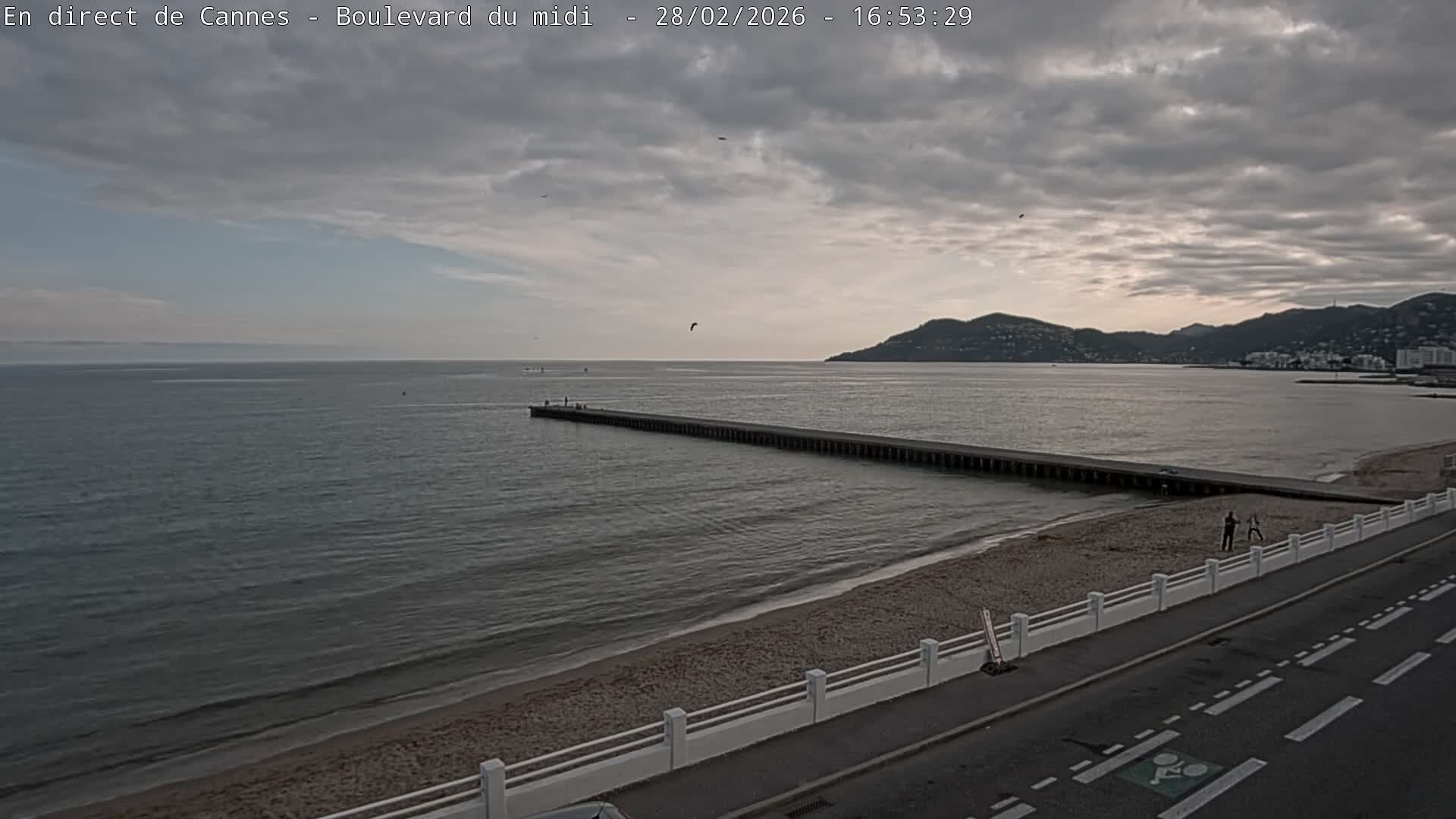 Cannes, Boulevard du Midi Louise Moreau Live Cam - Alpes Maritimes, Provence-Alpes-Côte d'Azur, France