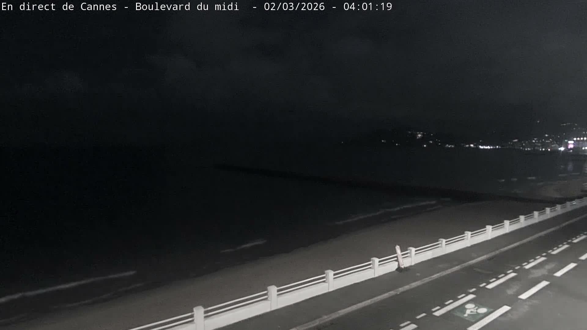 Cannes, Boulevard du Midi Louise Moreau Live Cam - Alpes Maritimes, Provence-Alpes-Côte d'Azur, France