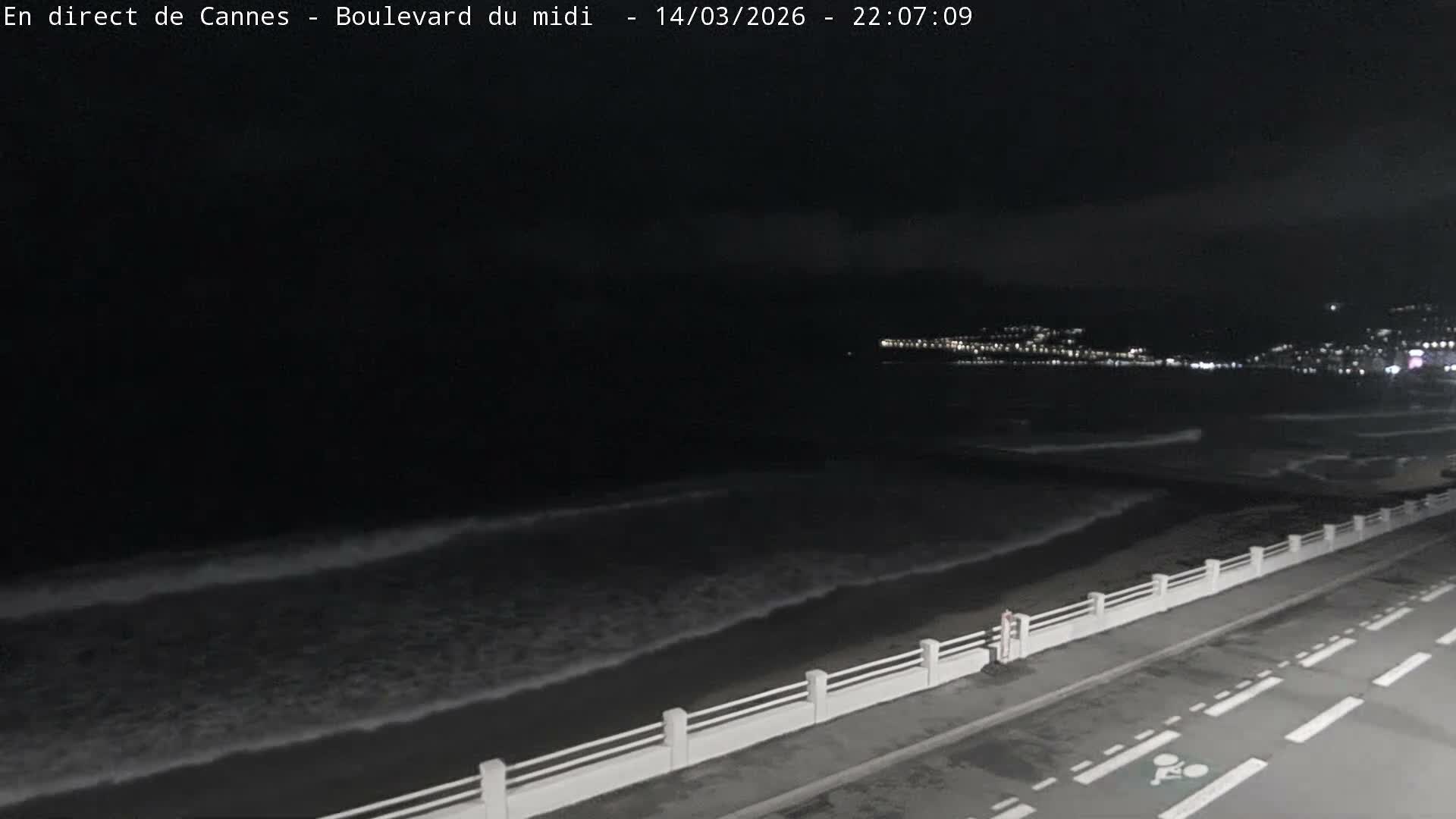 Cannes, Boulevard du Midi Louise Moreau Live Cam - Alpes Maritimes, Provence-Alpes-Côte d'Azur, France