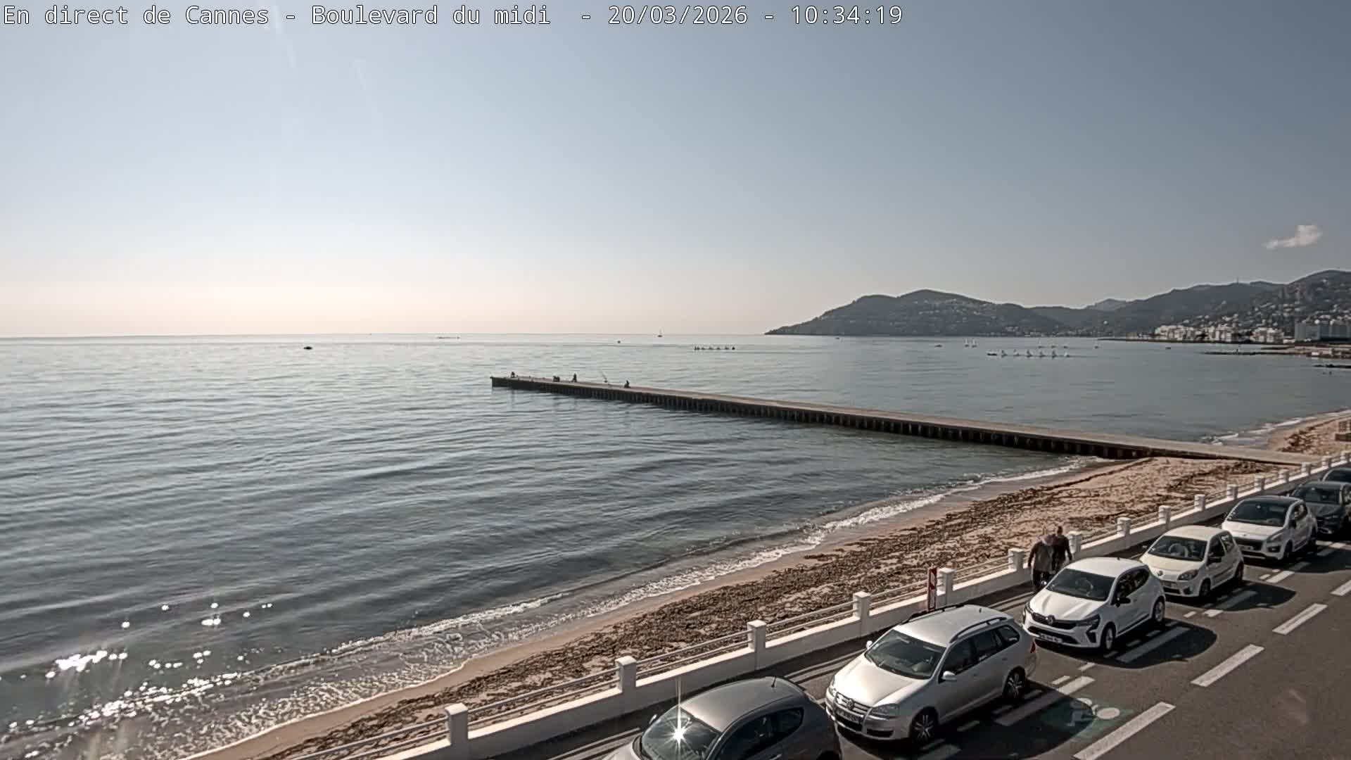 Cannes, Boulevard du Midi Louise Moreau Live Cam - Alpes Maritimes, Provence-Alpes-Côte d'Azur, France