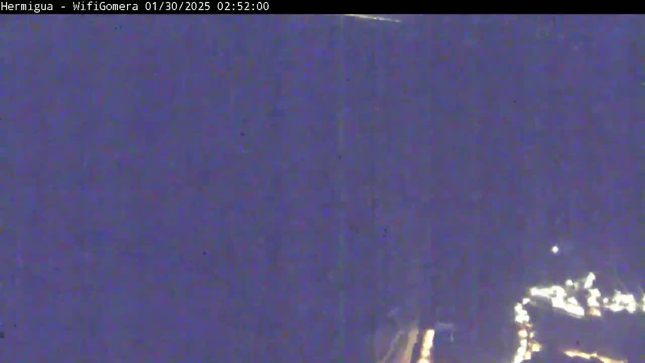 La Gomera ,Hermigua Live Cam - Santa Cruz de Tenerife, Canary Islands, Spain