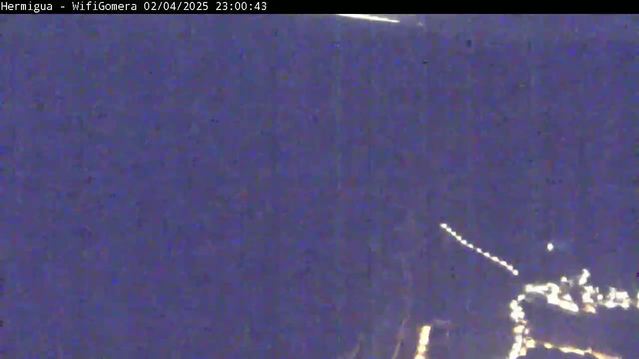 La Gomera ,Hermigua Live Cam - Santa Cruz de Tenerife, Canary Islands, Spain