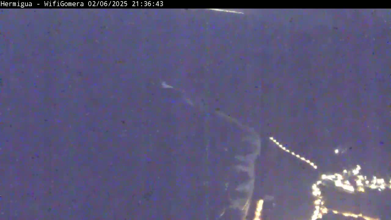 La Gomera ,Hermigua Live Cam - Santa Cruz de Tenerife, Canary Islands, Spain