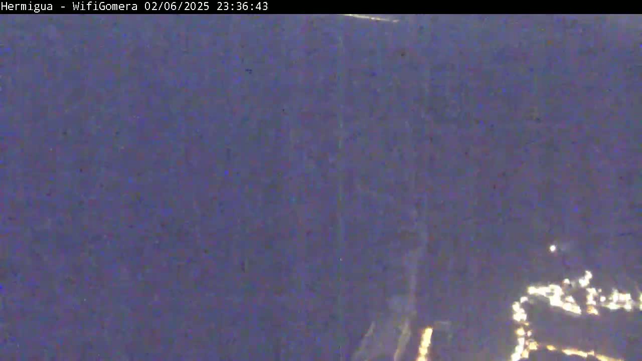 La Gomera ,Hermigua Live Cam - Santa Cruz de Tenerife, Canary Islands, Spain