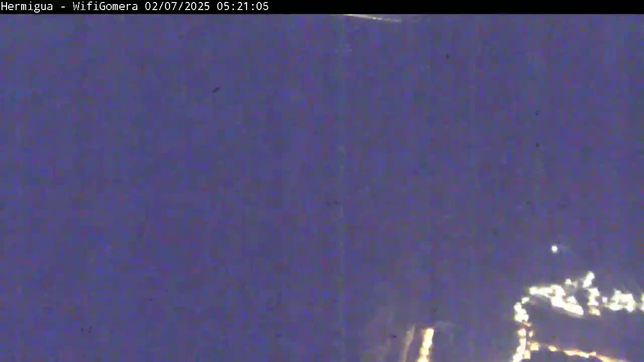 La Gomera ,Hermigua Live Cam - Santa Cruz de Tenerife, Canary Islands, Spain