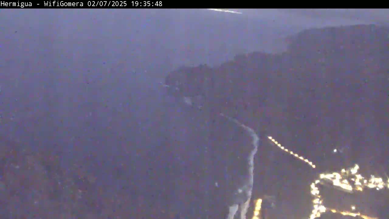La Gomera ,Hermigua Live Cam - Santa Cruz de Tenerife, Canary Islands, Spain