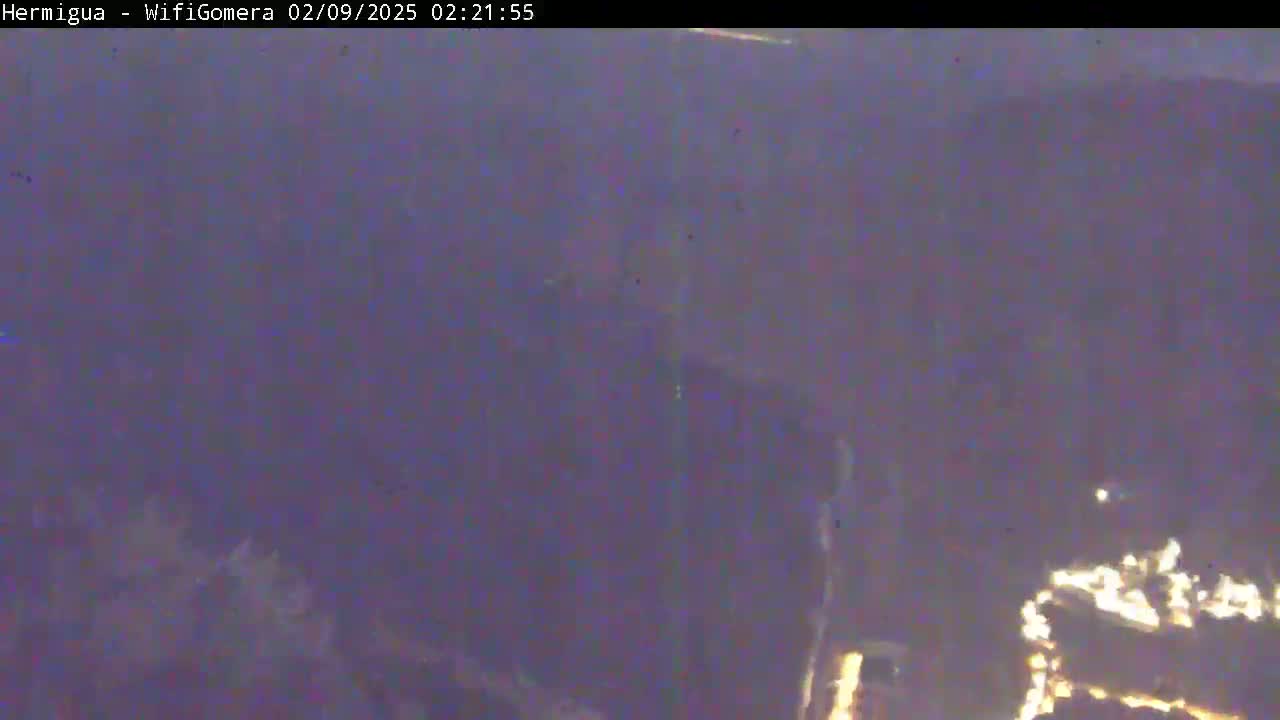 La Gomera ,Hermigua Live Cam - Santa Cruz de Tenerife, Canary Islands, Spain
