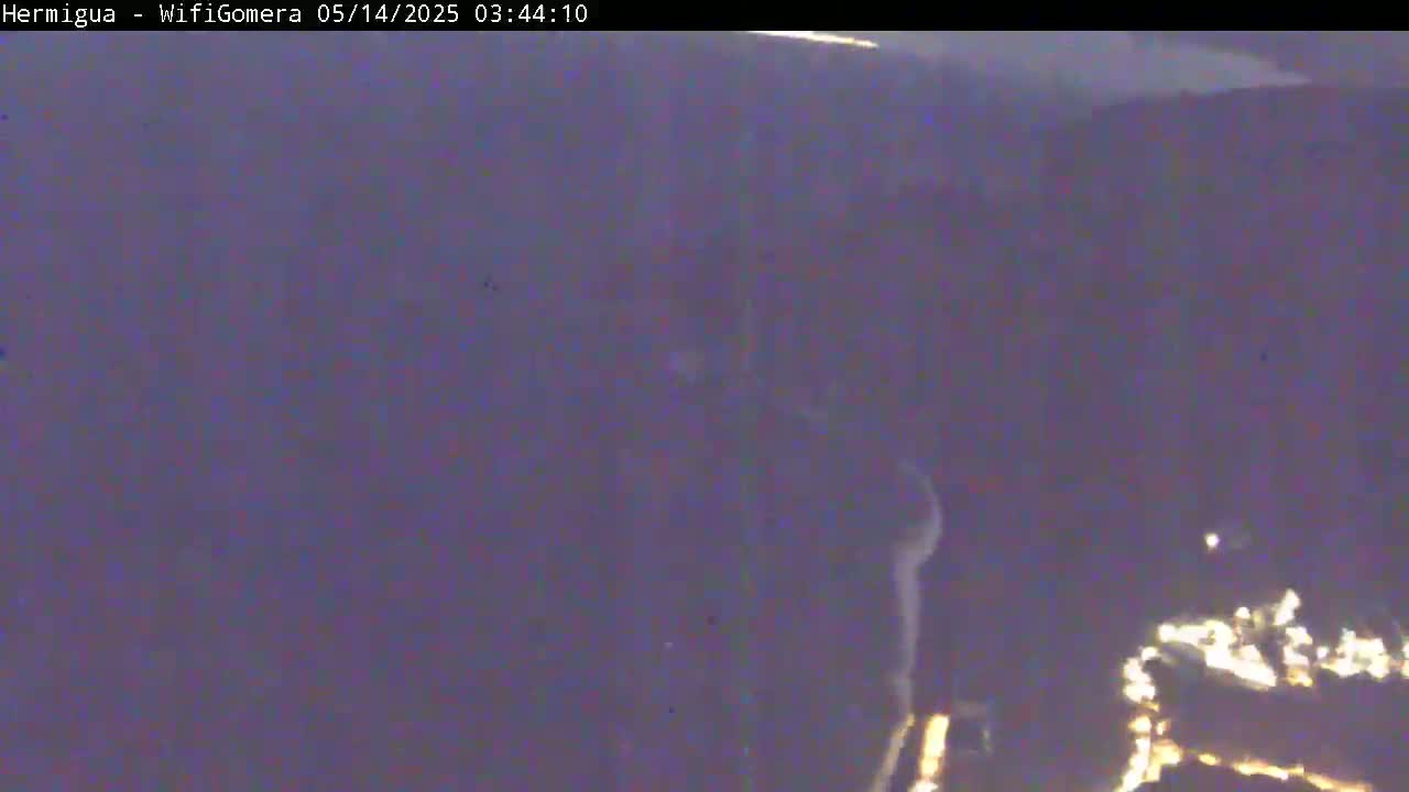 La Gomera ,Hermigua Live Cam - Santa Cruz de Tenerife, Canary Islands, Spain
