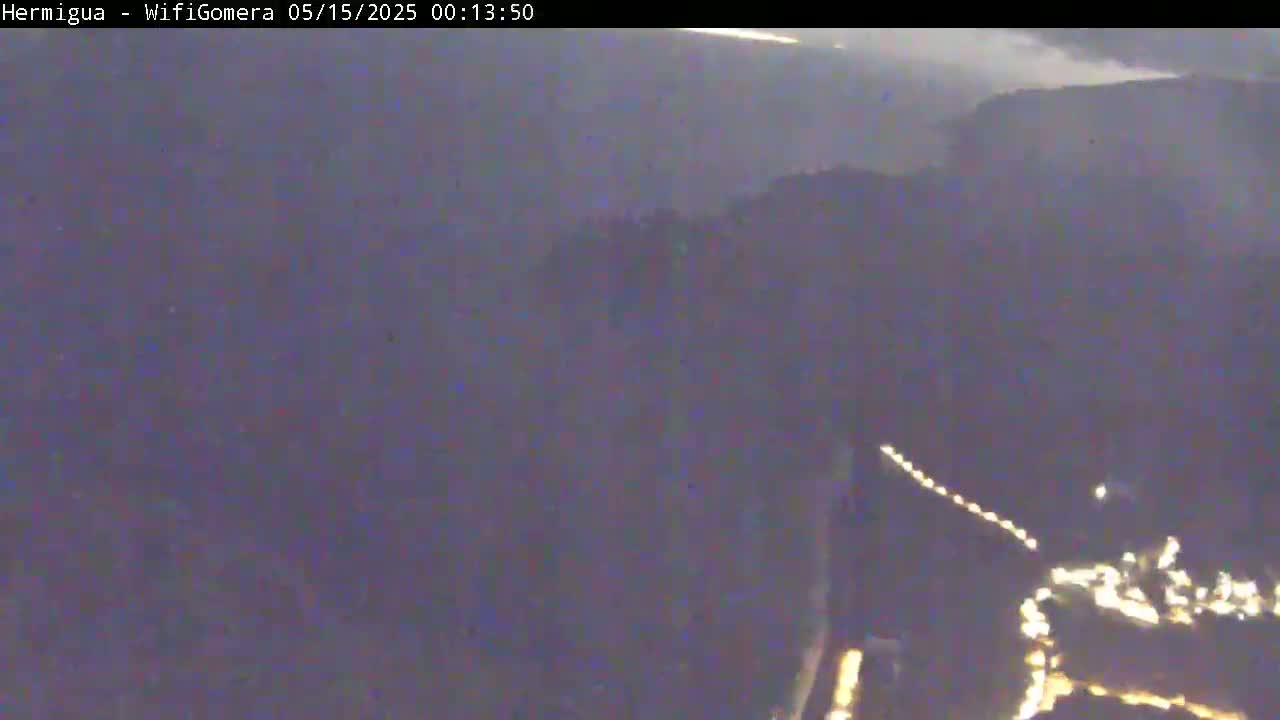 La Gomera ,Hermigua Live Cam - Santa Cruz de Tenerife, Canary Islands, Spain