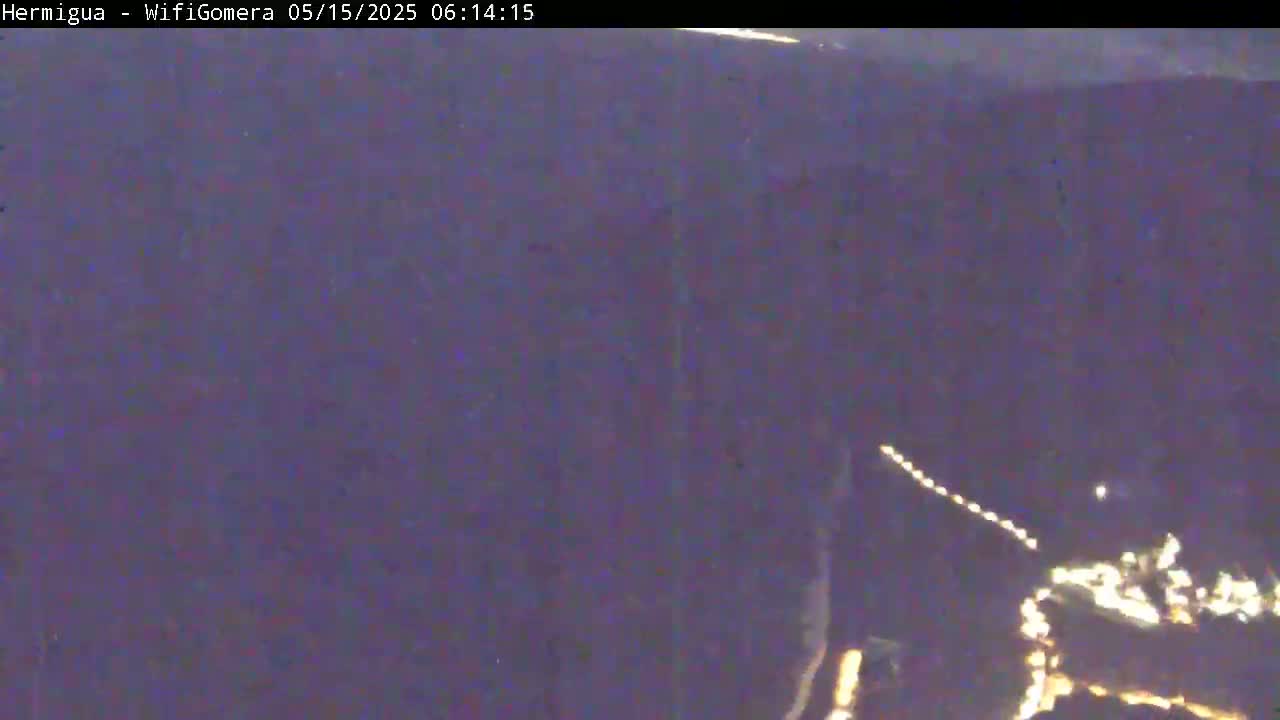 La Gomera ,Hermigua Live Cam - Santa Cruz de Tenerife, Canary Islands, Spain