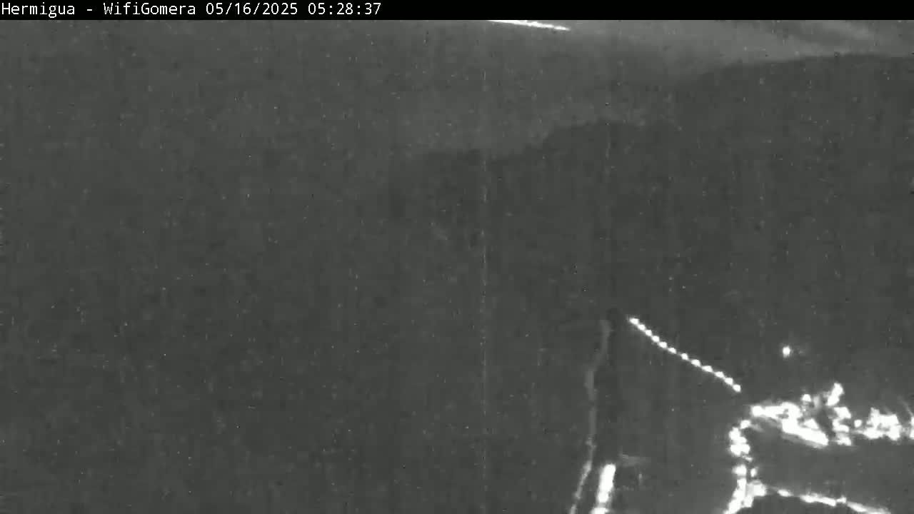 La Gomera ,Hermigua Live Cam - Santa Cruz de Tenerife, Canary Islands, Spain
